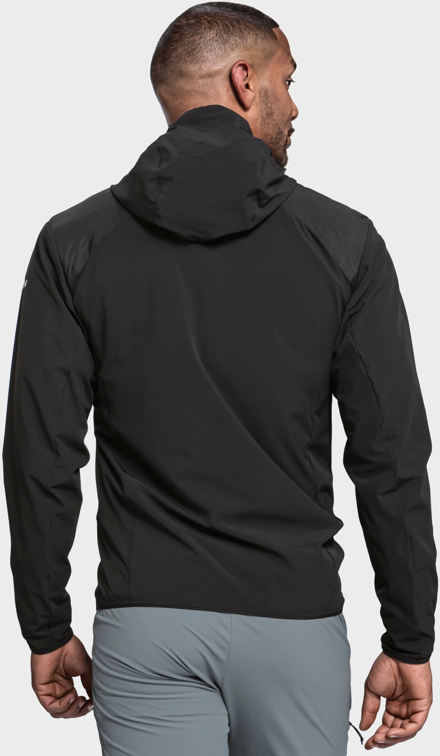 Schöffel Funktionsjacke »Hybrid Jk Style Blaueis MNS« mit Kapuze