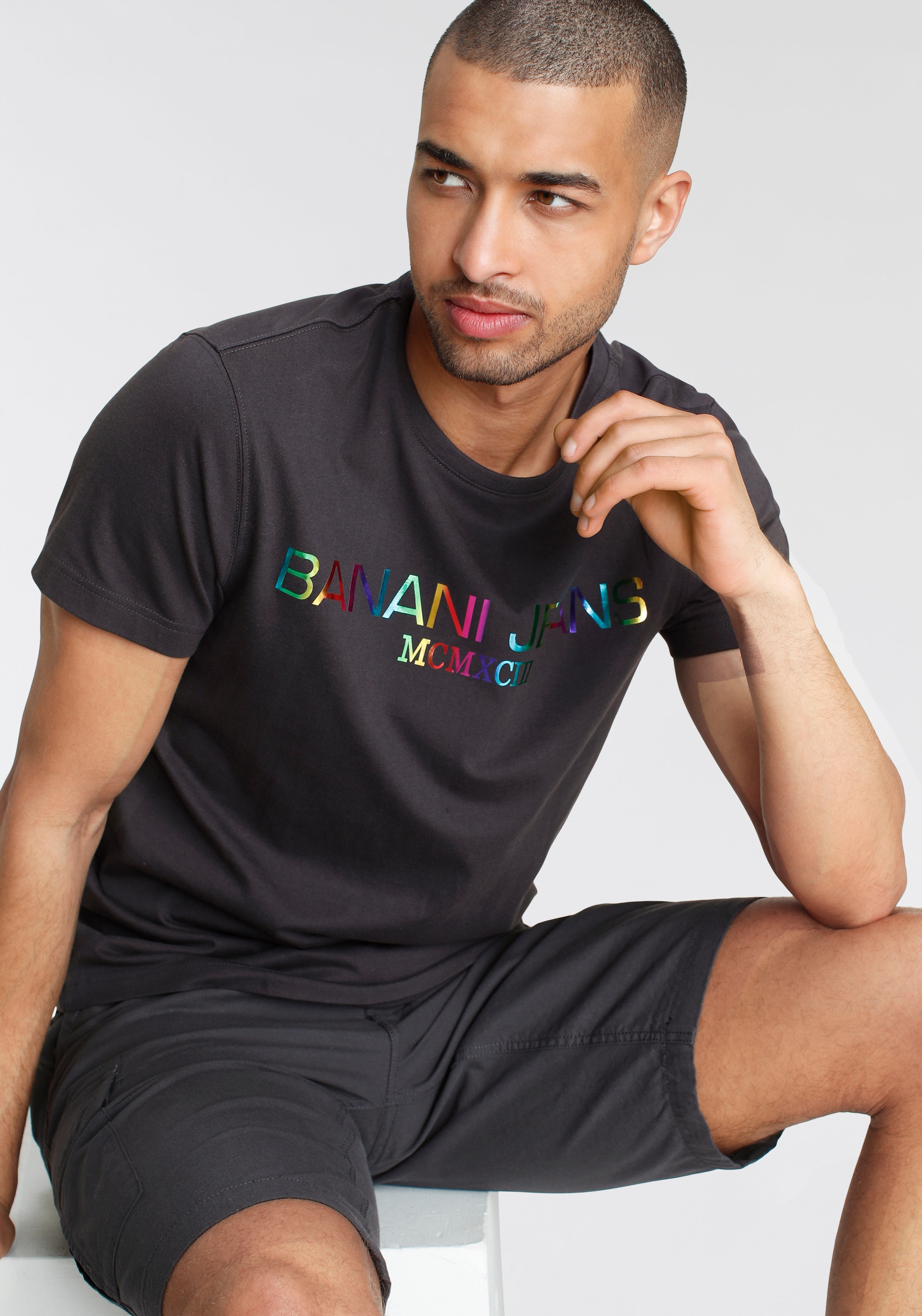 T-Shirt, mit Rainbowprint Banani Bruno OTTO bei bestellen online