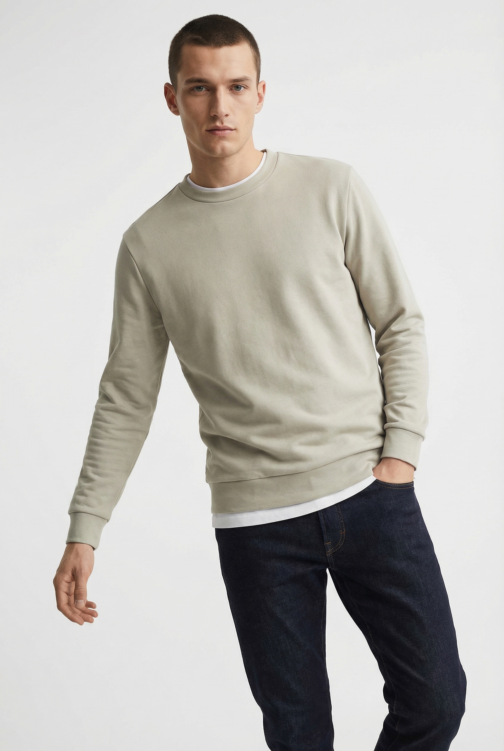SELECTED Sweatshirt »SLHEMANUEL SOFT CREW NECK SWEAT NOOS«
