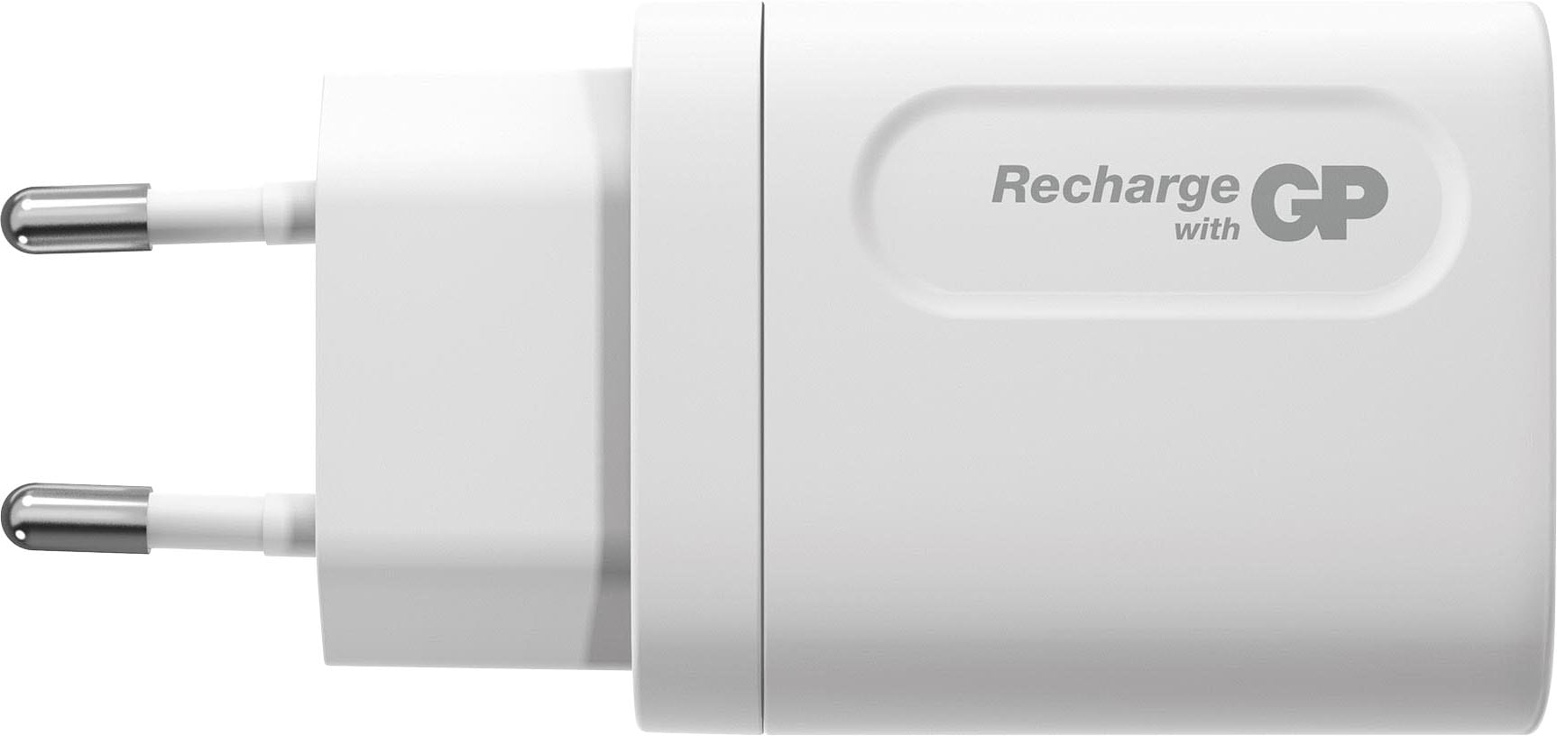 GP Batteries USB-Ladegerät »Steckerlader 20W PD 2 USB-Anschlüsse Typ A&C Inkl. int. Stecker«, ideal zum Laden von Smartphones, Tablets, Smartwaches, Kopfhörern uvm