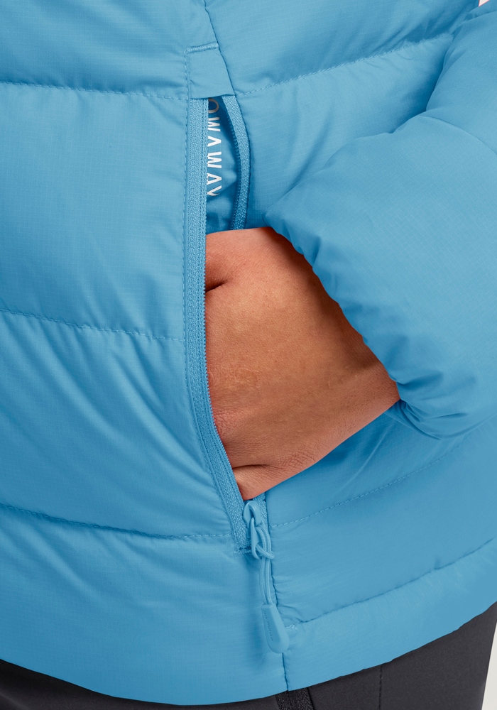 Jack Wolfskin Daunenjacke »ATHER DOWN HOODY W RDS«, mit Kapuze