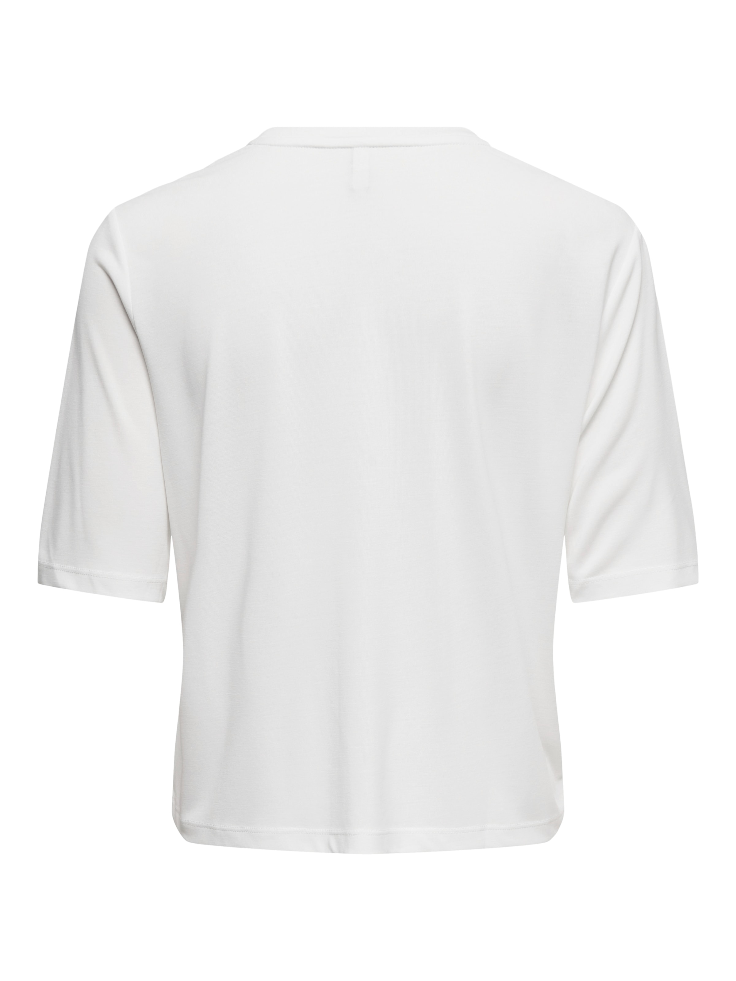 ONLY Kurzarmshirt »ONLFREE MAYA S/S PRINT TOP BOX JRS« Materialmix, regular fit, Rundhals