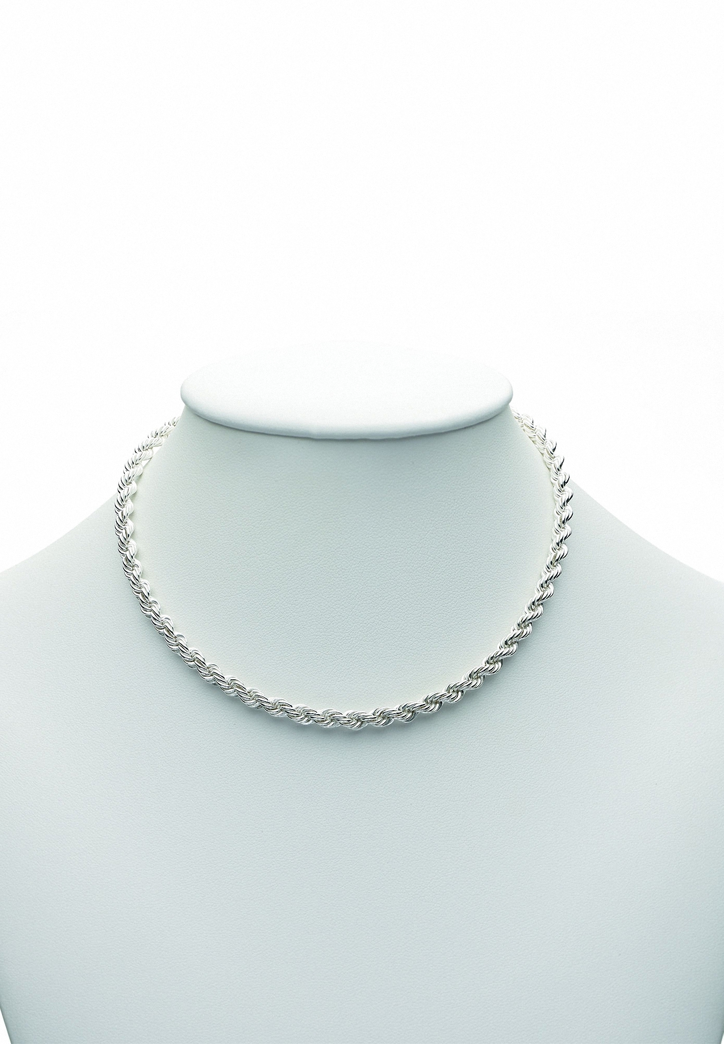 Adelia´s Silberkette »925 Silber Kordel Halskette 50 cm Ø 4,4 mm«