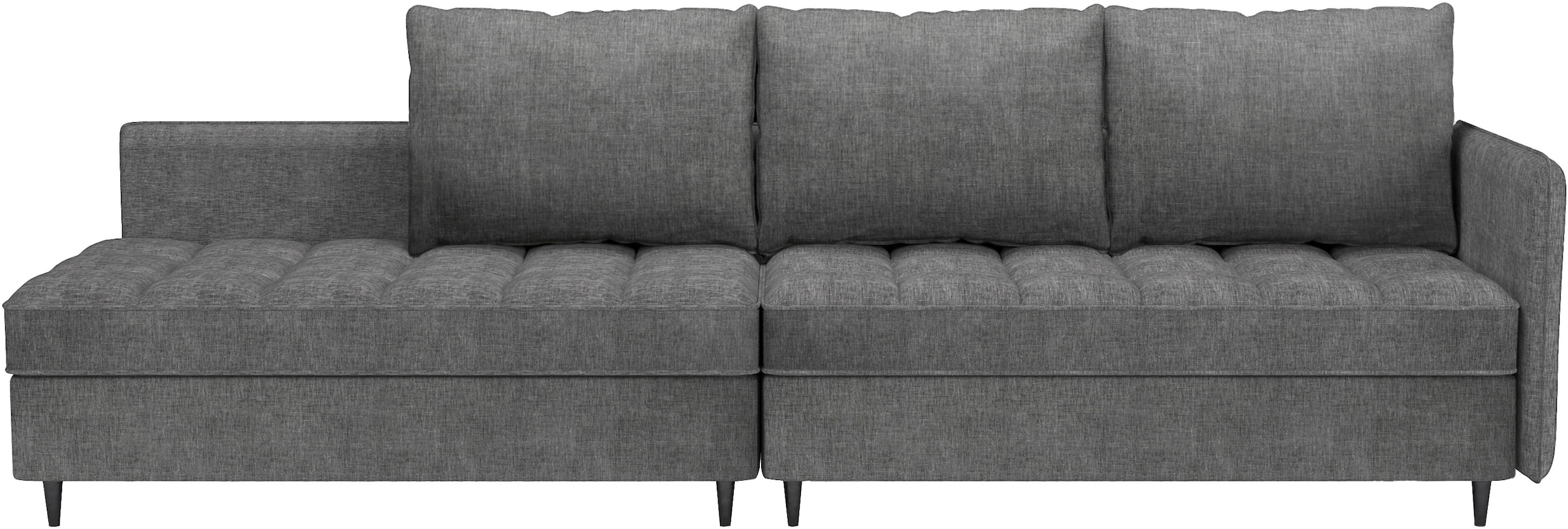 Dorel Home Ecksofa »LINDHUS, L-Form, verschiedene Stellvarianten, Loungesofa, Schlaf-Liege«, Modulsofa, Recamiere, großer Bettkasten, Cord, Chenille