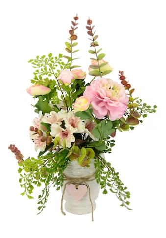I.GE.A. Kunstblume »Arrangement Blüten/Ranunkel«, (1 St.), Topf aus Keramik kaufen