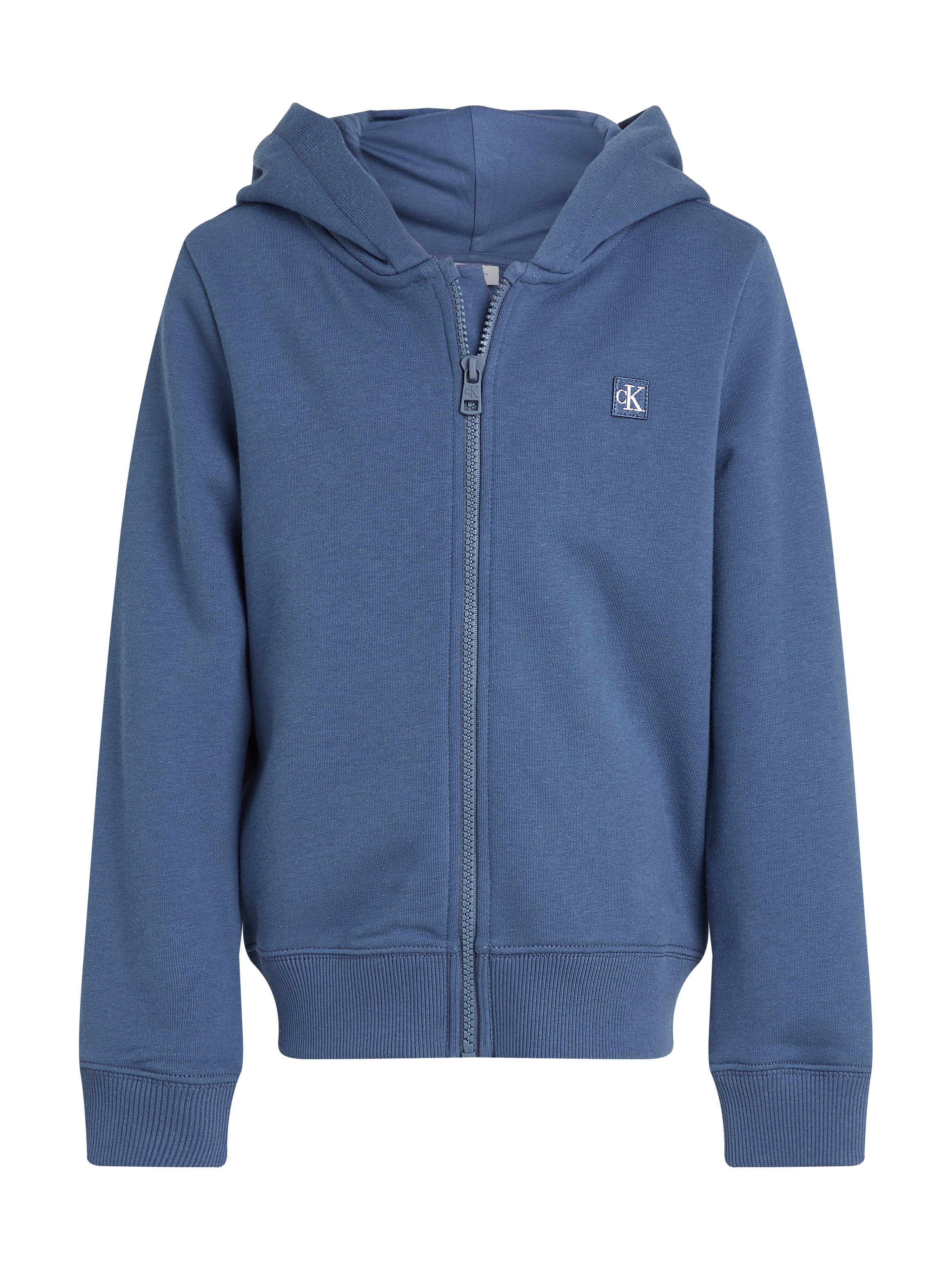 Calvin Klein Jeans Kapuzensweatjacke »MINI BADGE ZIP-THROUGH«, mit Logo-Badge