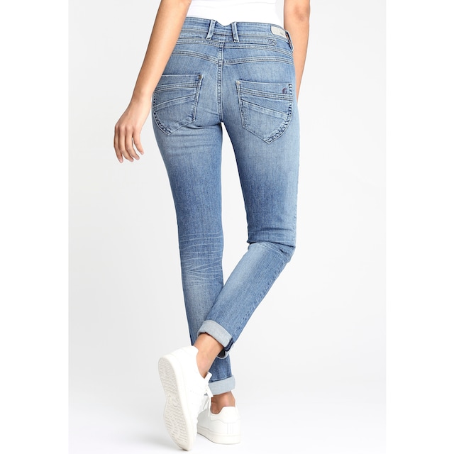 GANG Skinny-fit-Jeans »94Medina«, mit stylischer halb offener Knopfleiste  online bei OTTO