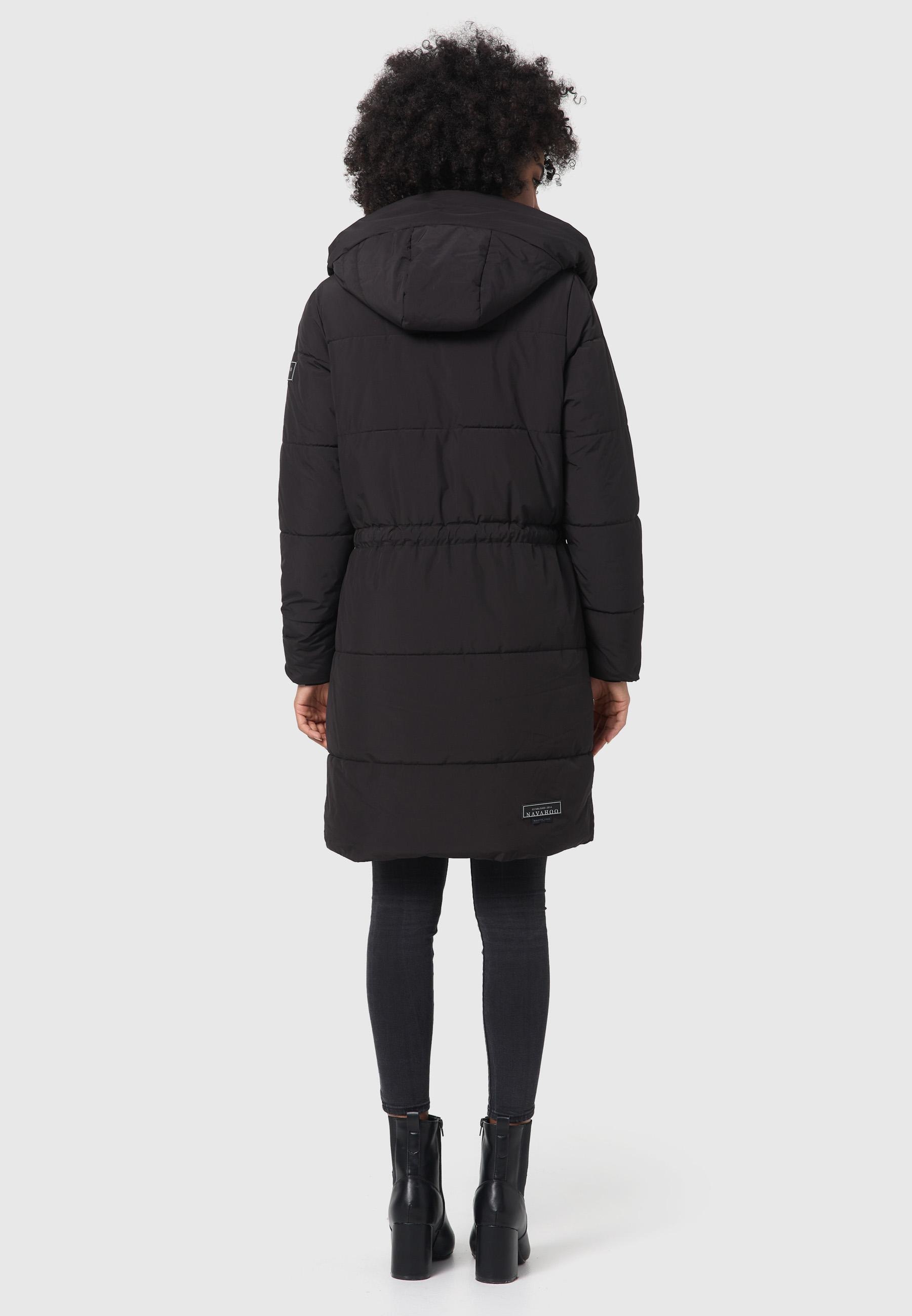 Navahoo Steppmantel »Steppmantel Zuckertatze XIV«, Stylischer Winterparka mit verstellbarer Kapuze