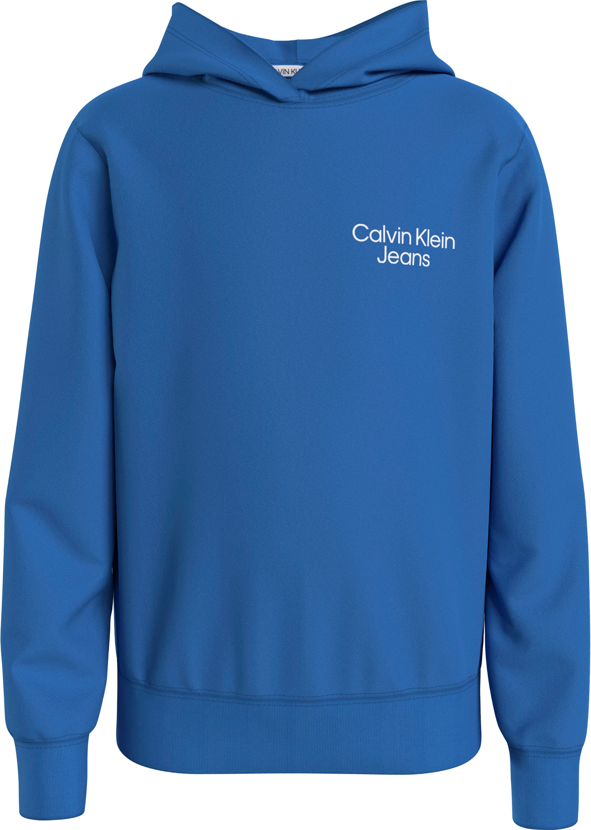 Calvin Klein Jeans Sweatshirt für bei 16 HOODIE«, LOGO STACK Jahre Kinder OTTO bis »CKJ