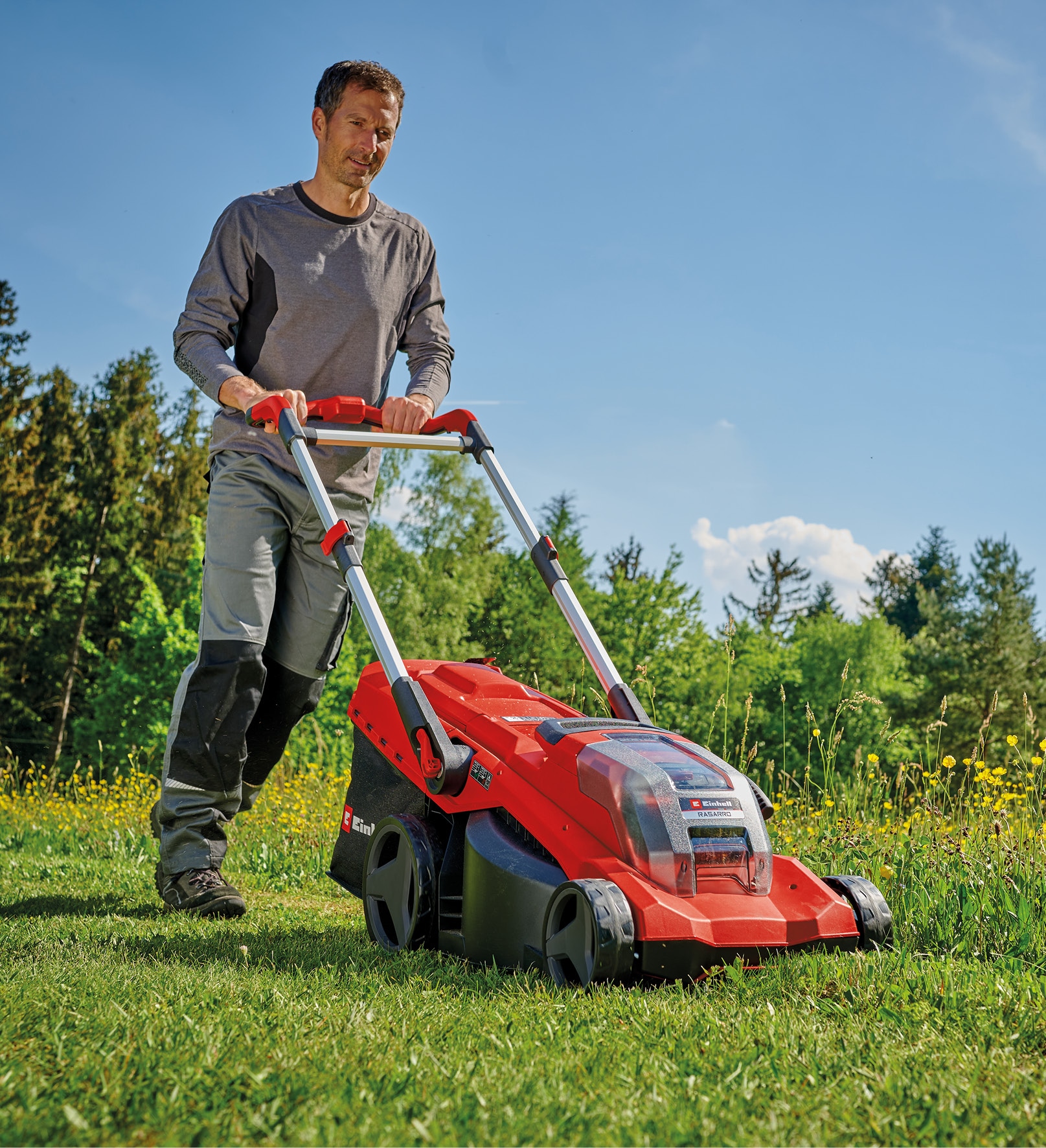 Einhell Akkurasenmäher »Einhell Akku-Rasenmäher RASARRO 36/42 Kit«