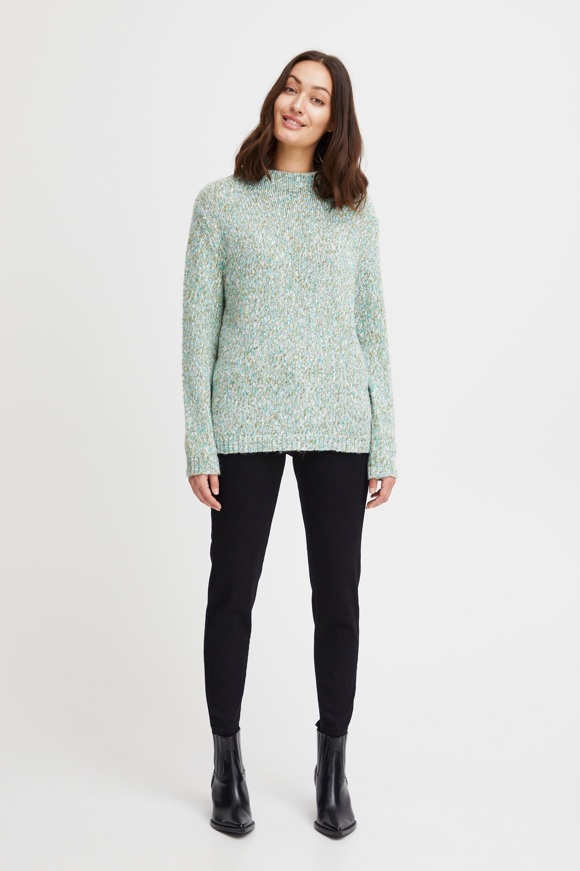 fransa Strickfleece-Pullover »Strickpullover FRSpotta«