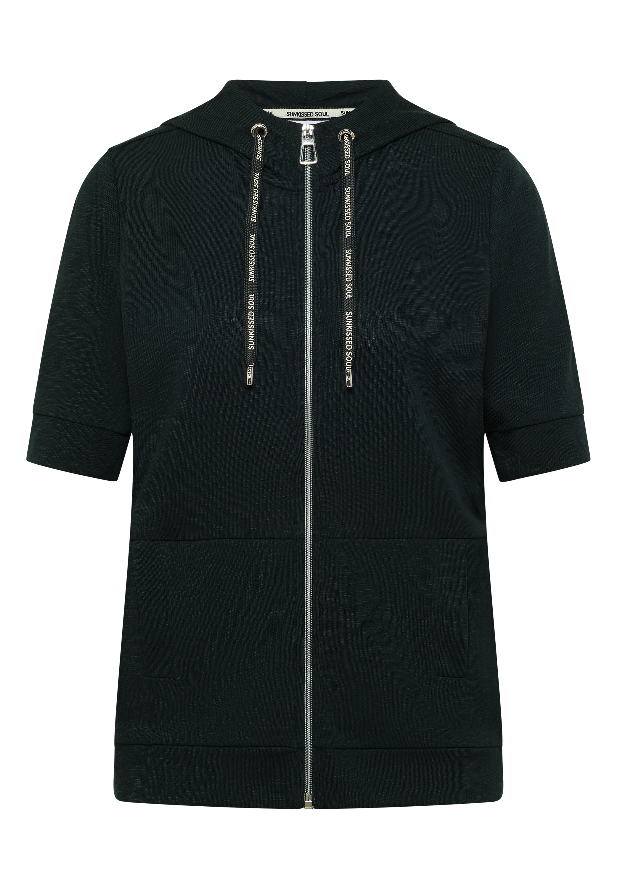 Cecil Sweatjacke mit Hoodie und Zipper