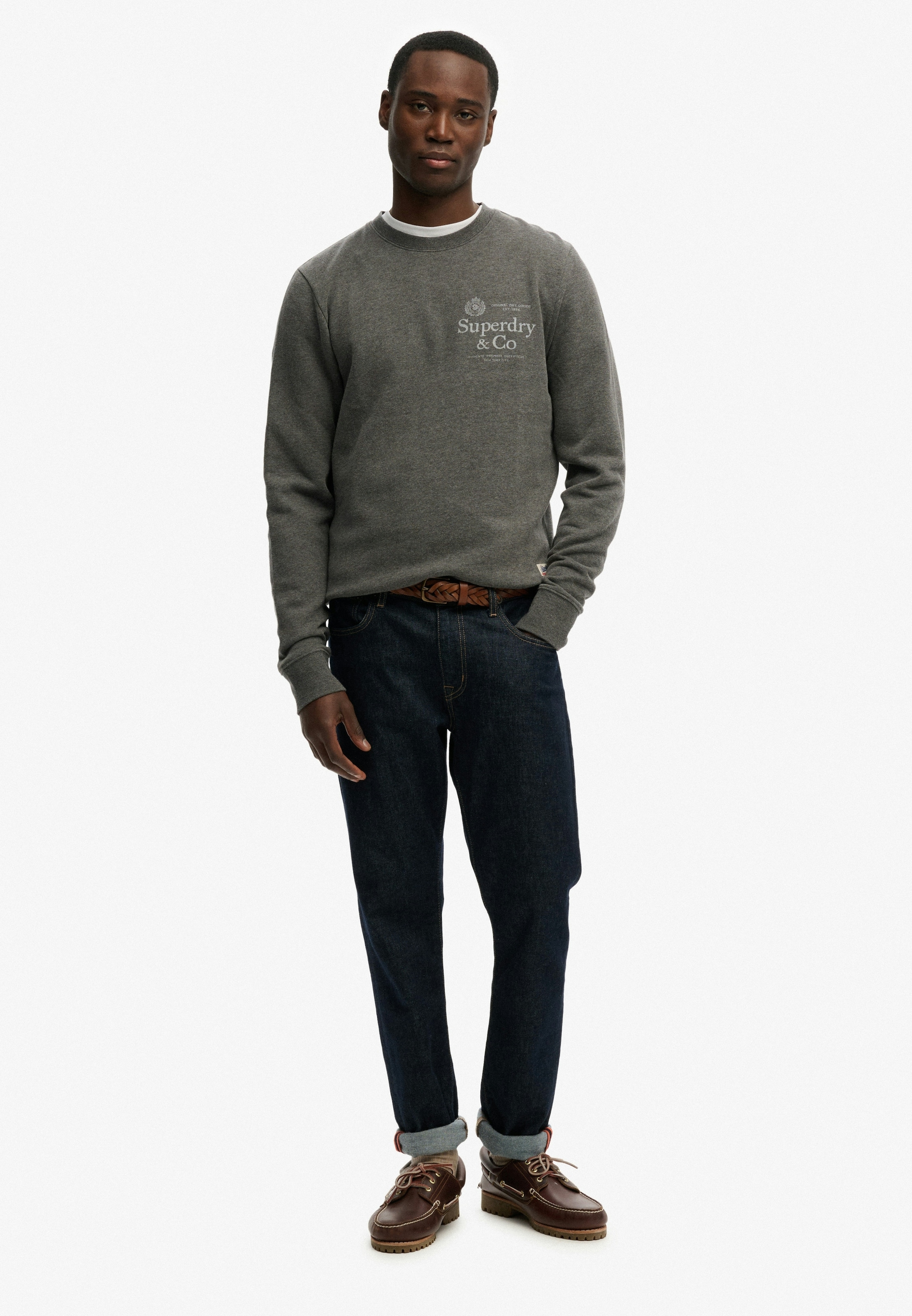 Superdry Sweatshirt »1954 COMPANY RELAXED SWEAT«, Baumwollmischung, relaxed fit
