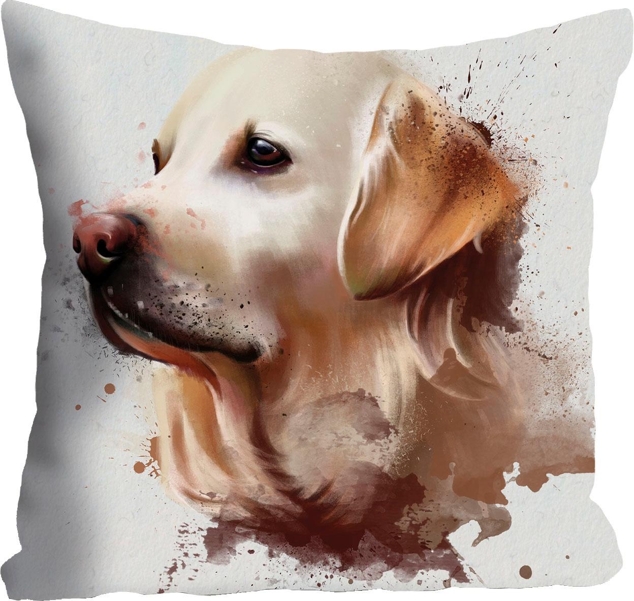 queence Kissenhülle »Golden Retriever«, (1 St.)