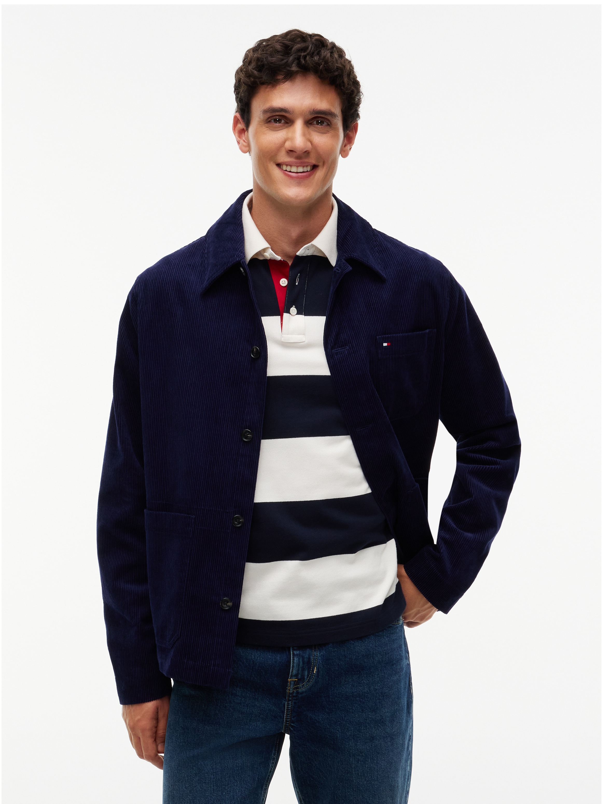 Tommy Hilfiger Hemdjacke »CORDUROY CHORE« relaxed fit, aus Cord