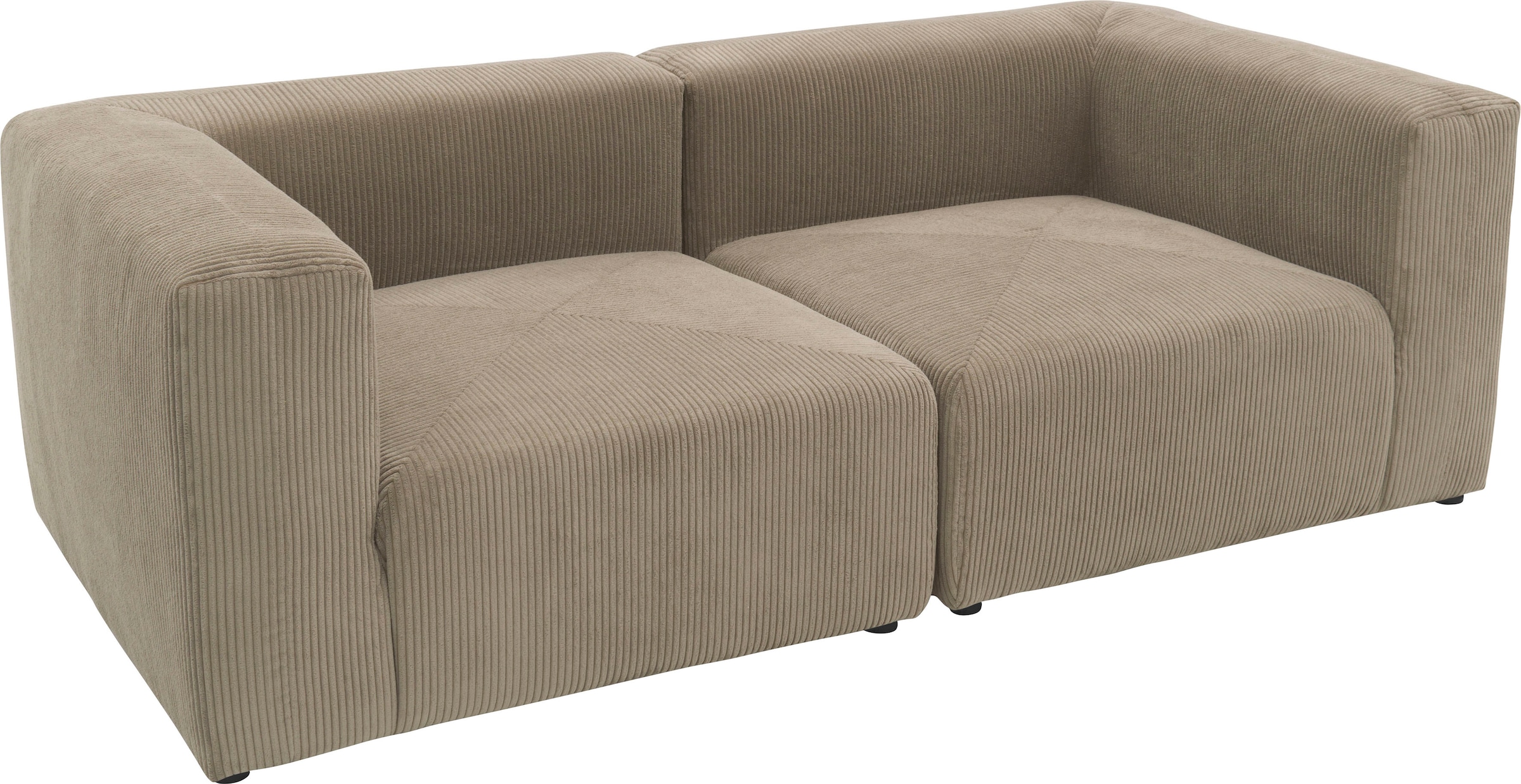 RAUM.ID 2-Sitzer »Gerrid« im Cordbezug, bestehend aus zwei Eckelementen