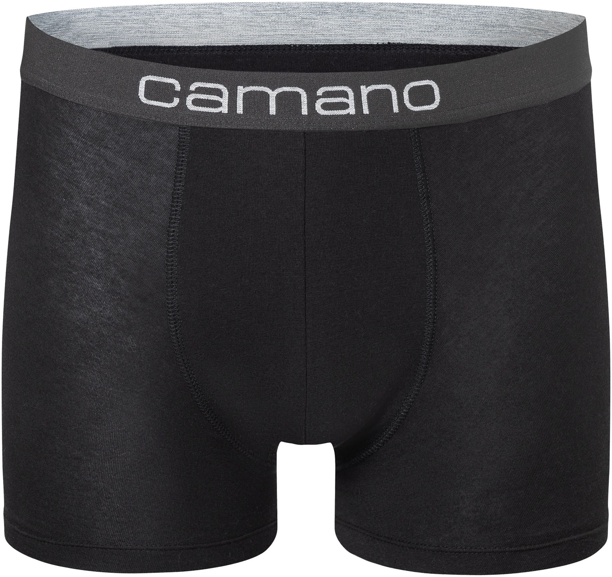 Camano Boxershorts »comfort«, (2er Pack), mit elastischem Logobund