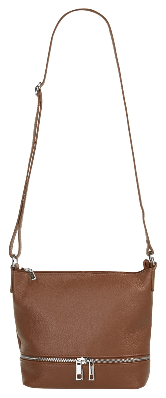 Cluty Umhängetasche echt Leder, Made in Italy