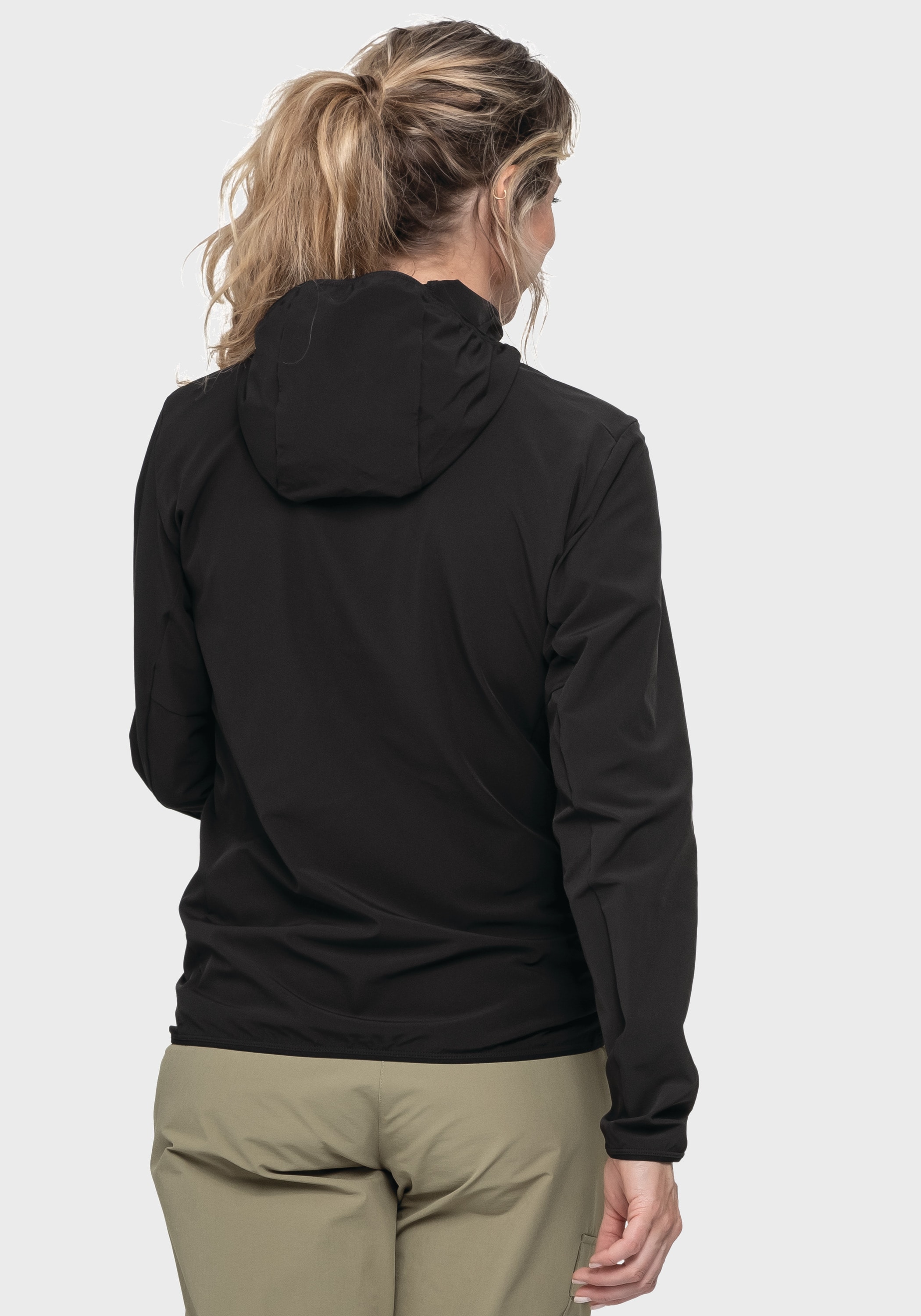 Schöffel Funktionsjacke »Hiking Hybrid Jk Style Blaueis WMS«, mit Kapuze