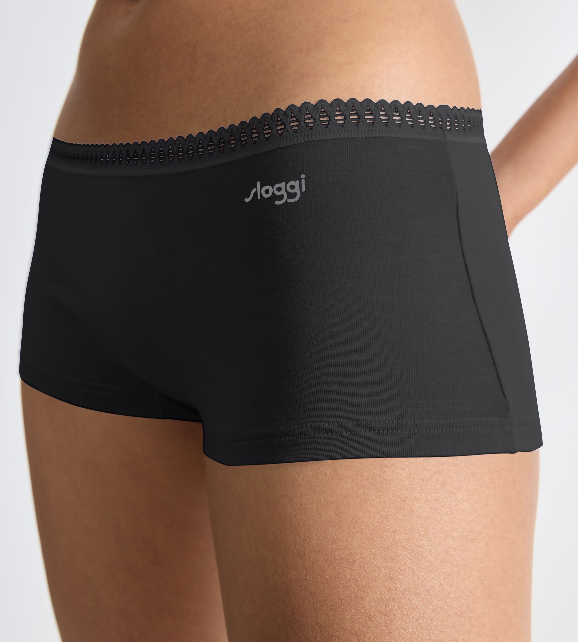 sloggi Panty »GO Crush Short C3P« 3er Pack,  mit Spitzendetails
