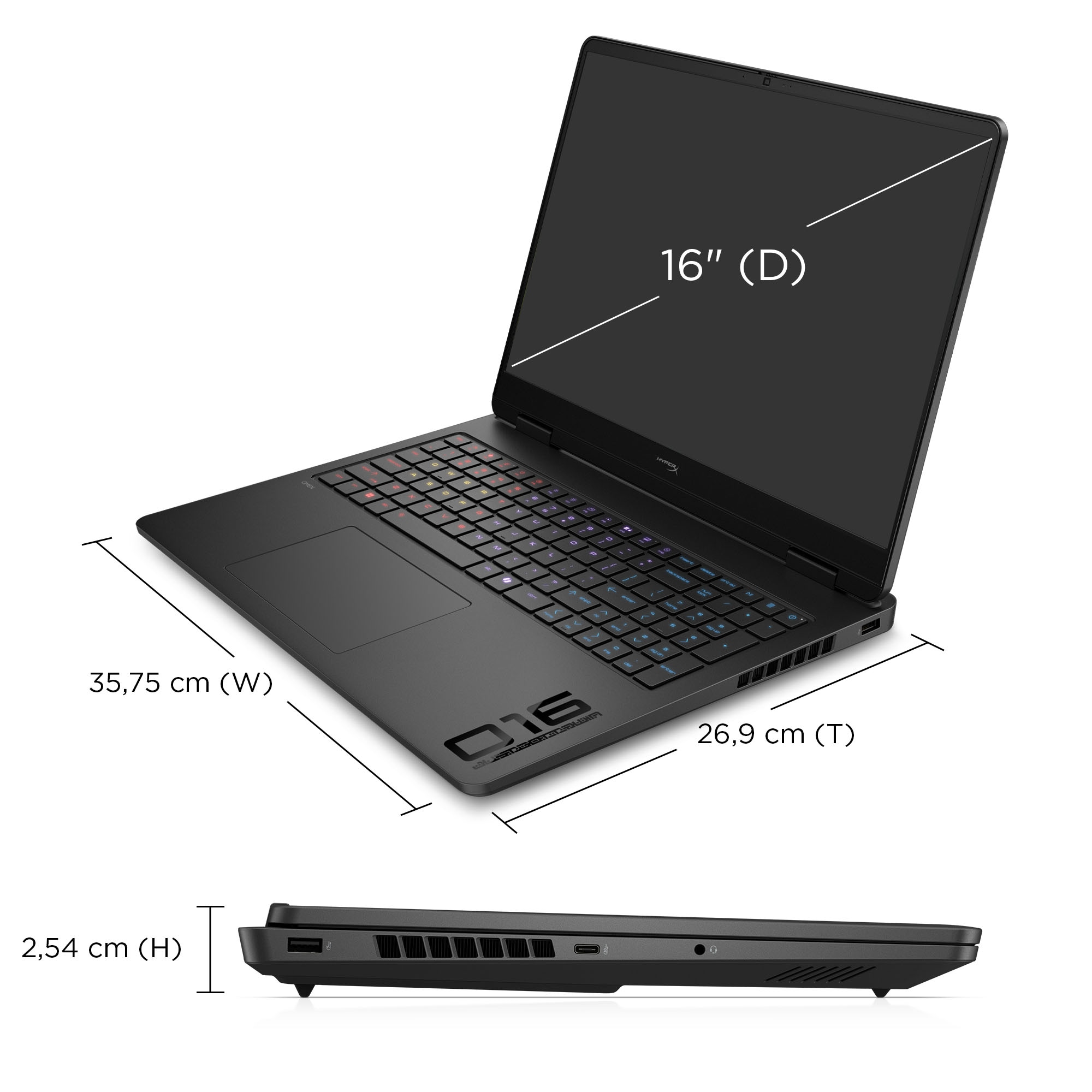 HP Gaming-Notebook »HyperX OMEN 16-ap1296ng« 40,64 cm / 16 ″ AMD Ryzen 9 GeForce RTX 5060 512 GB SSD