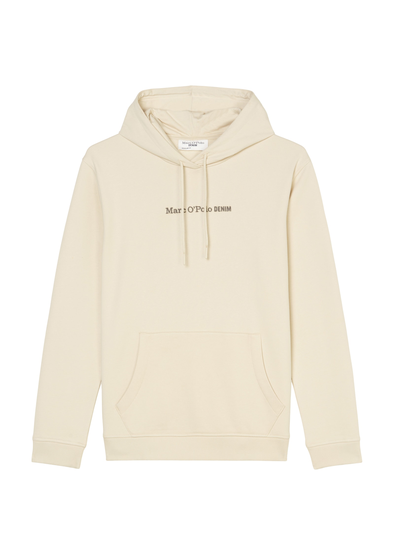 Marc O'Polo DENIM Hoodie, mit kontrastfarbener Logo-Stickerei