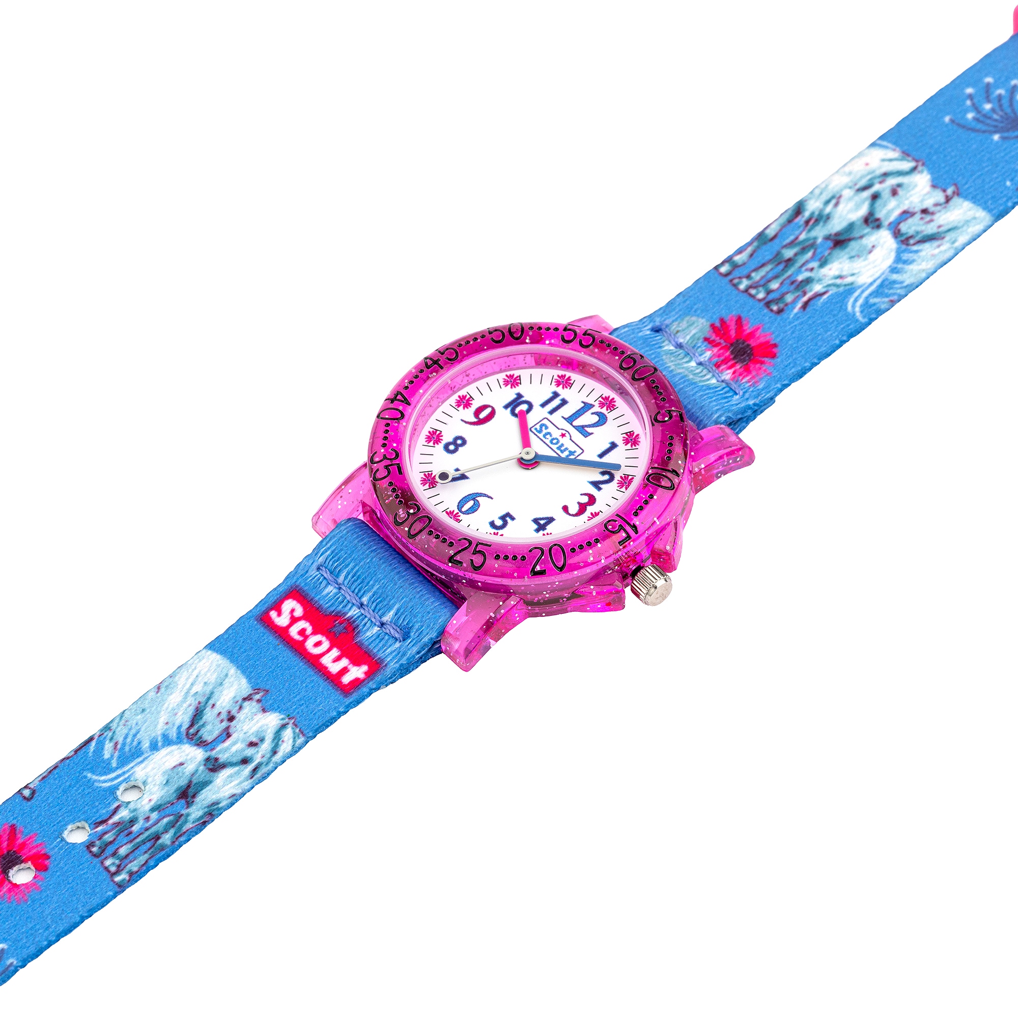 Scout Quarzuhr »The It-Collection« Armbanduhr, Kinderuhr, Lernuhr,Geschenkidee, Schulanfang,Mädchen,Pferd