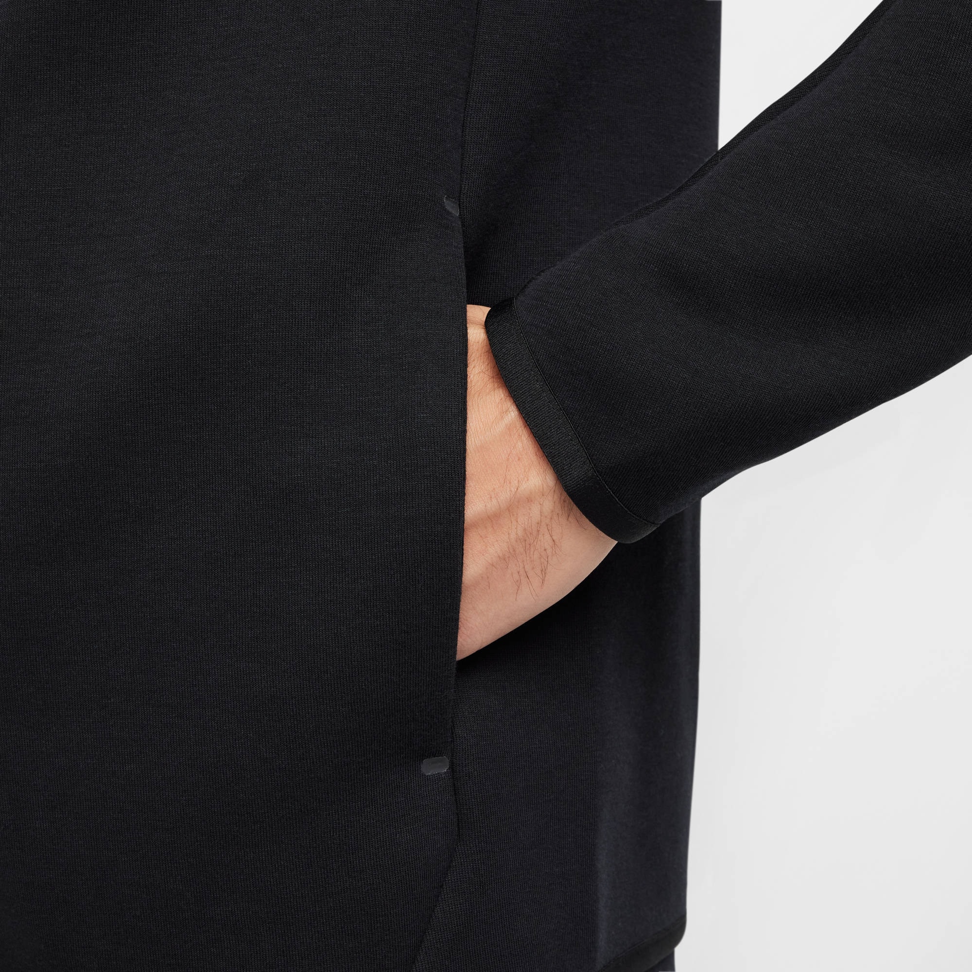 Nike Sportswear Sweatjacke »M NK TCH FLC FZ WR HOODIE« mit 2-Wege-Reißverschluss, aus elastischem Material