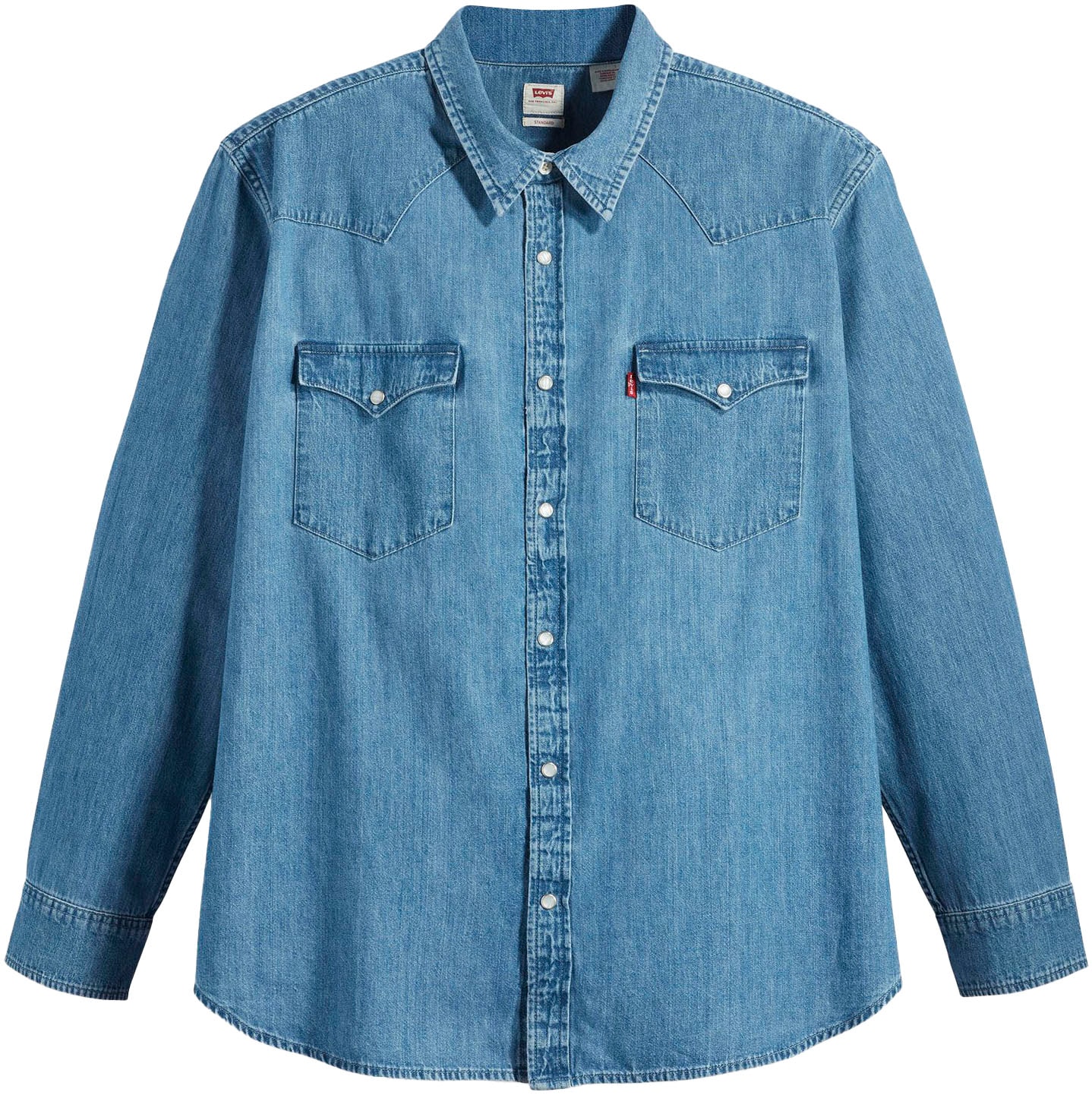 Levi's® Plus Jeanshemd, im Westernstyle