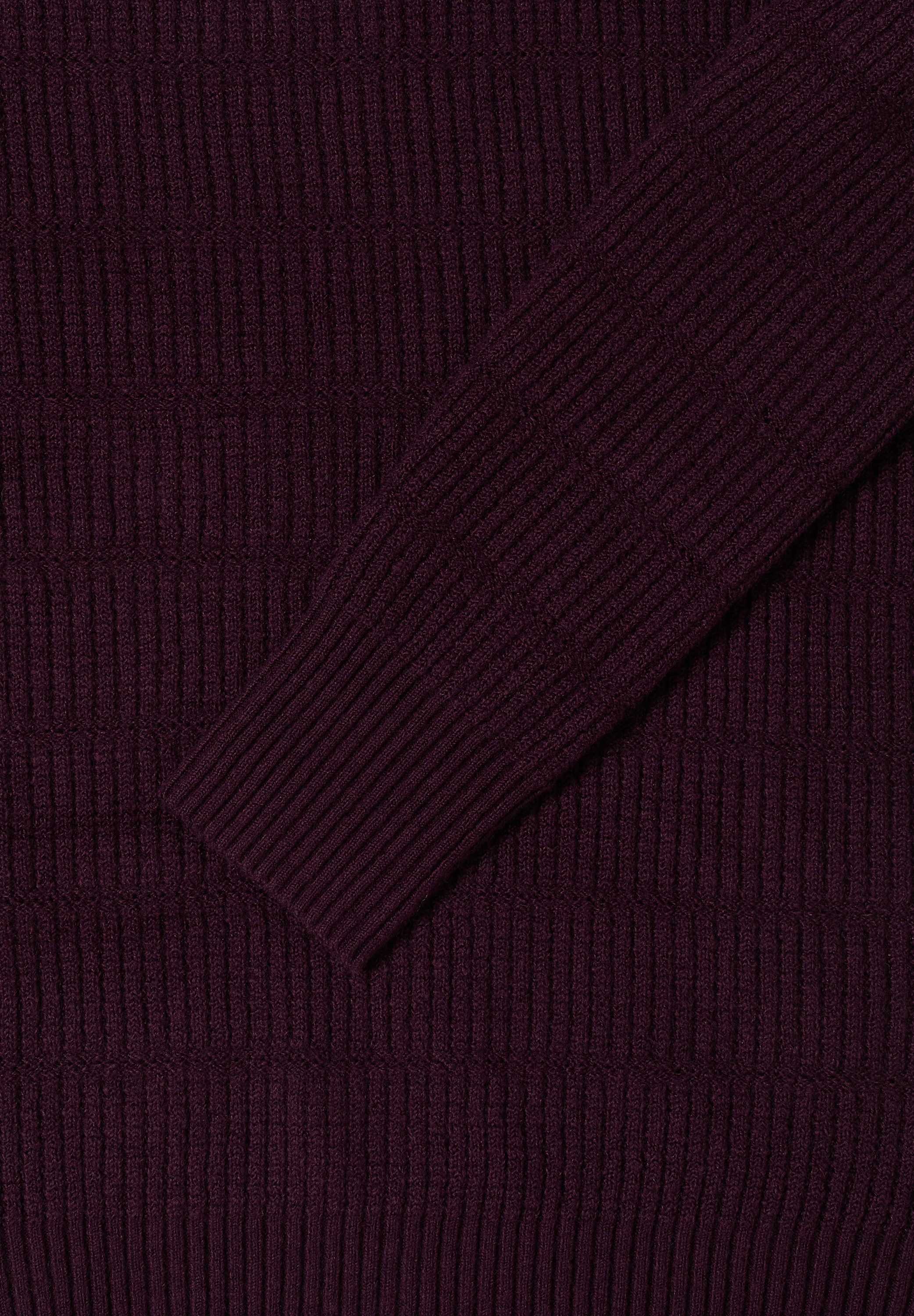 Cecil Stehkragenpullover mit Stehkragen und Loch-Design