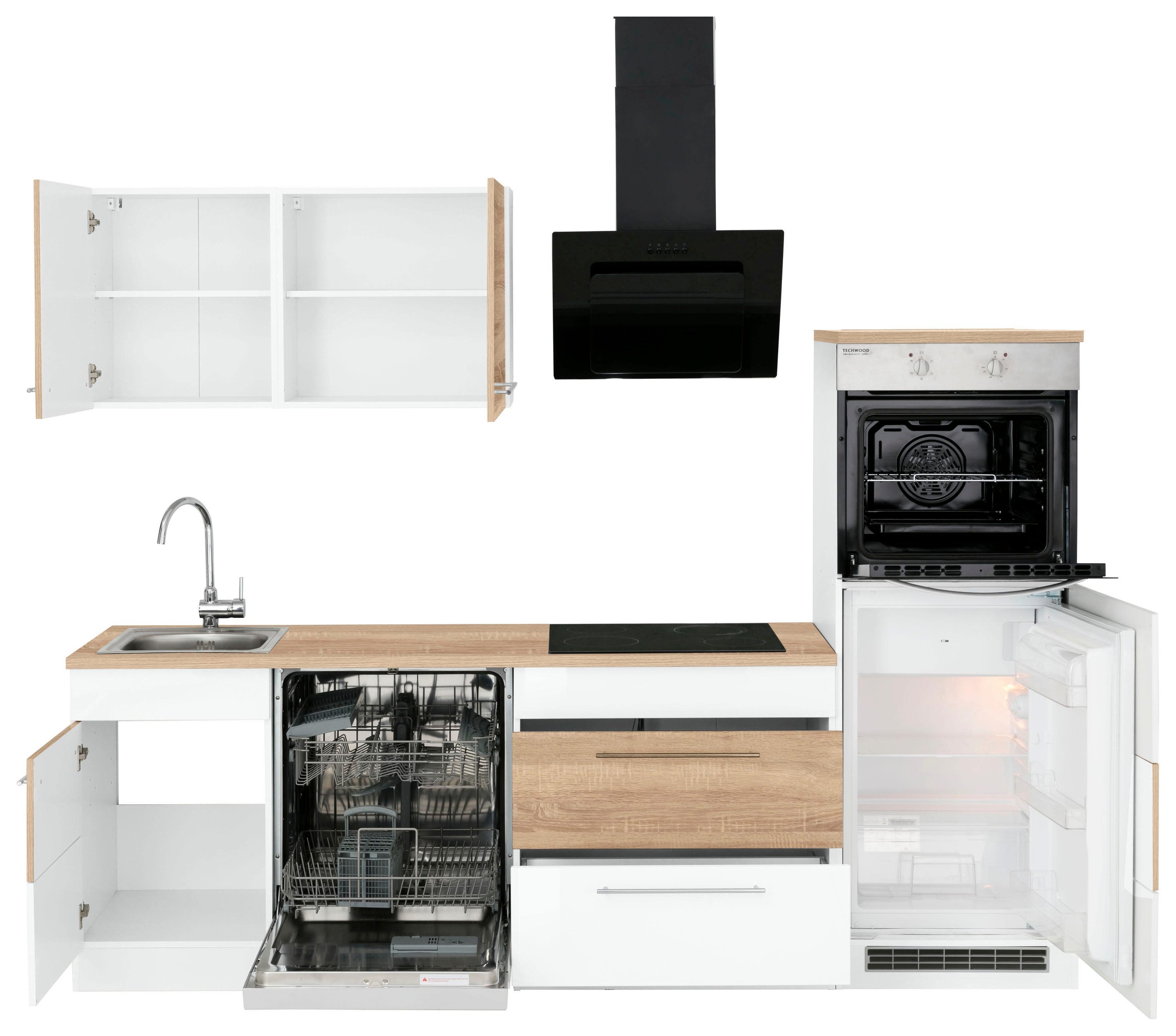 HELD MÖBEL Küchenzeile »Trient«, ohne E-Geräte, Breite 250 cm online bei  OTTO
