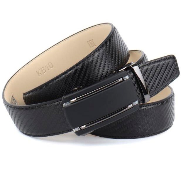 Anthoni Crown Herren Ledergürtel in schwarz, Größe 100