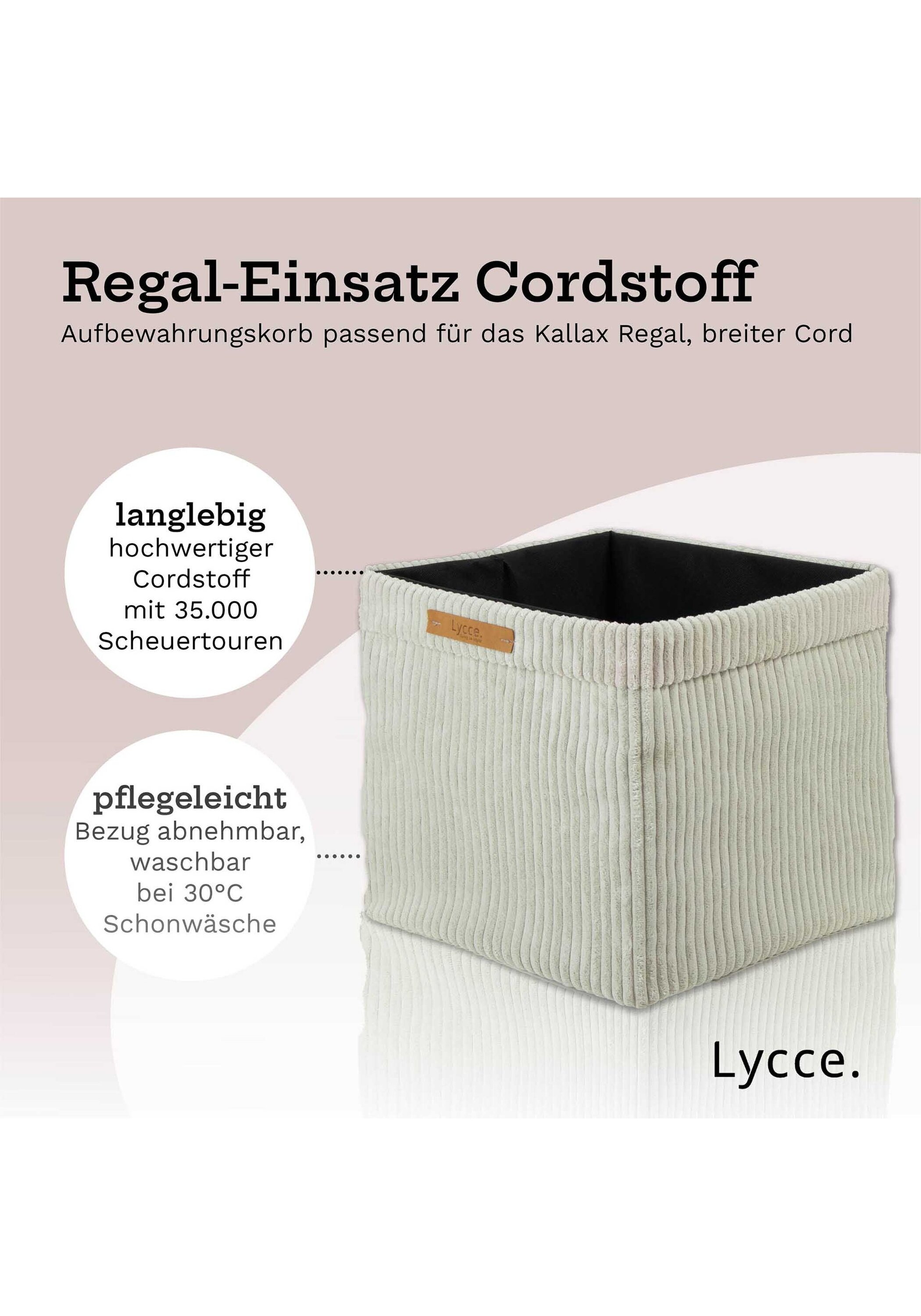 Lycce Aufbewahrungsbox »Aufbewahrungskorb Faltbare Aufbewahrungsbox Cord 4P 4er Pack«