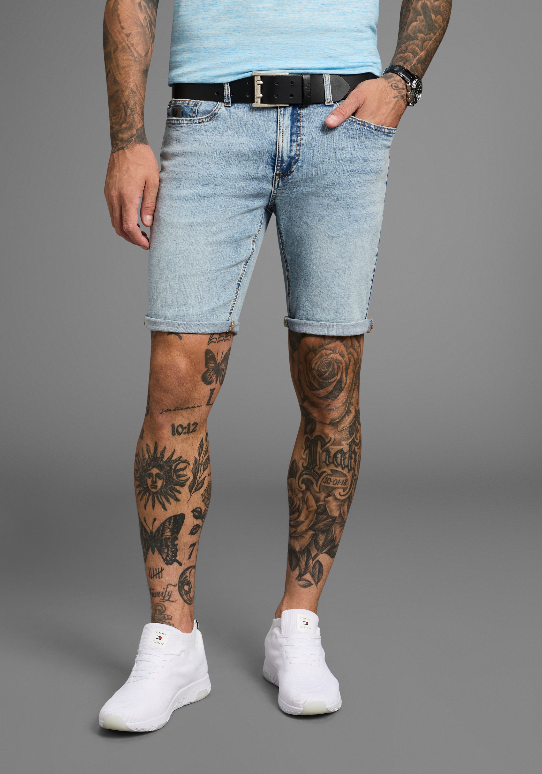 Bruno Banani Jeansshorts »Hutch-Shorts«, niedrige Leibhöhe