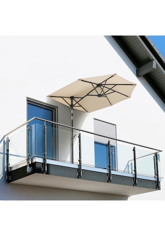 Schneider Schirme Balkonschirm »Salerno mezza«, mit Schutzhülle, ohne Schirmständer kaufen