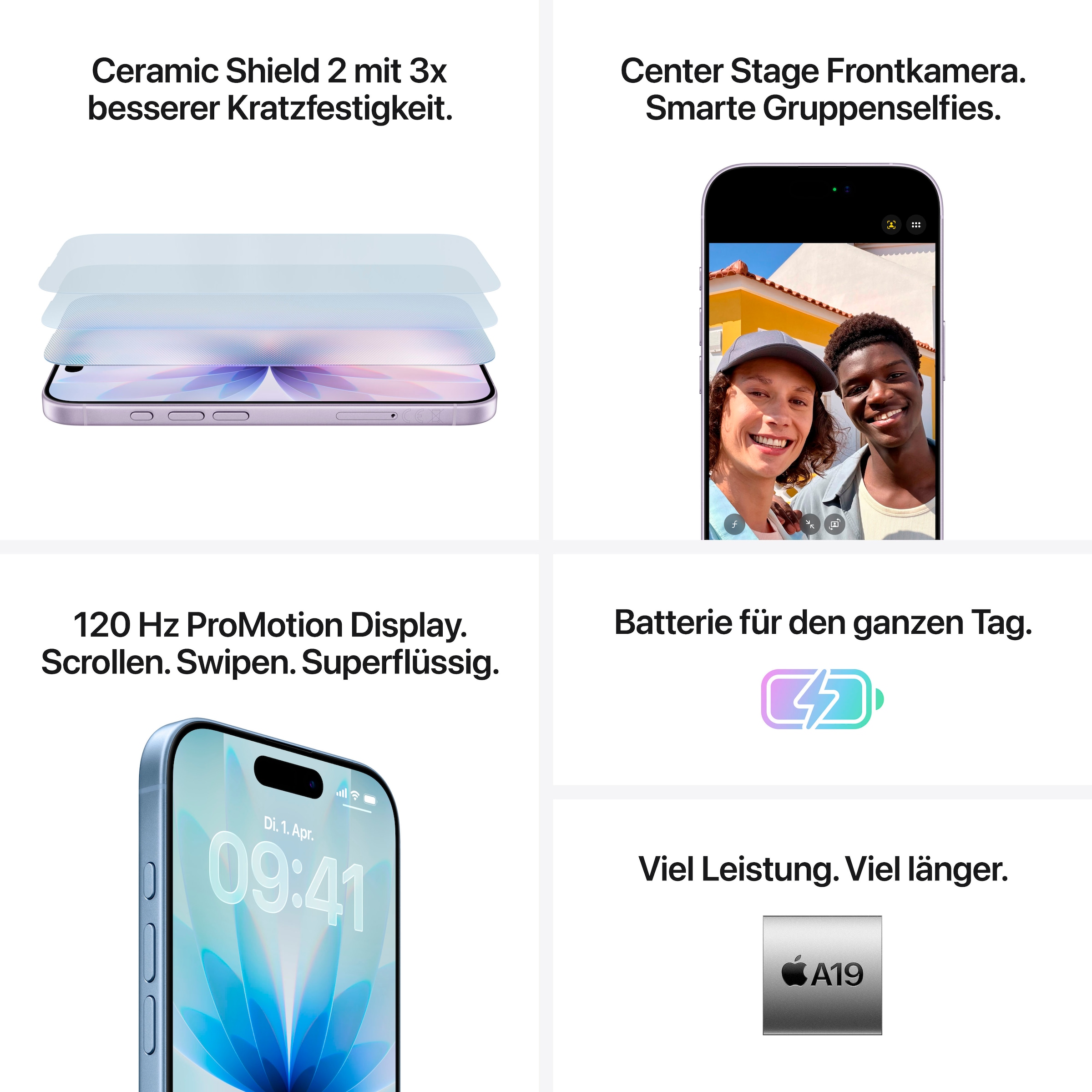 Apple Smartphone »iPhone 17«, Nebelblau