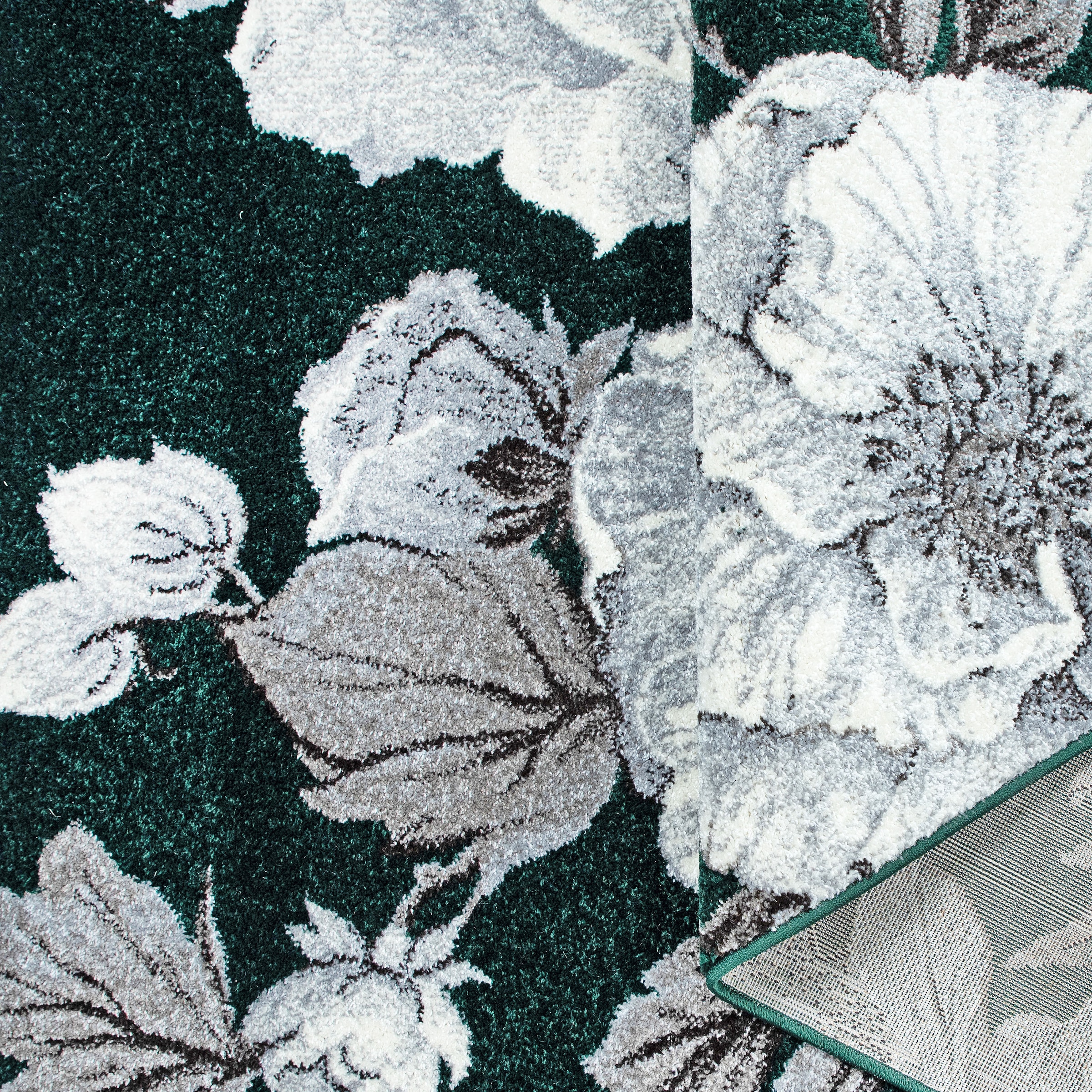 OTTO home Teppich »Florent, Blumen Design, Vintage« rechteckig 9 mm Höhe Floral, detailreiche Blüten, Botanical, elegant, Wohnzimmer