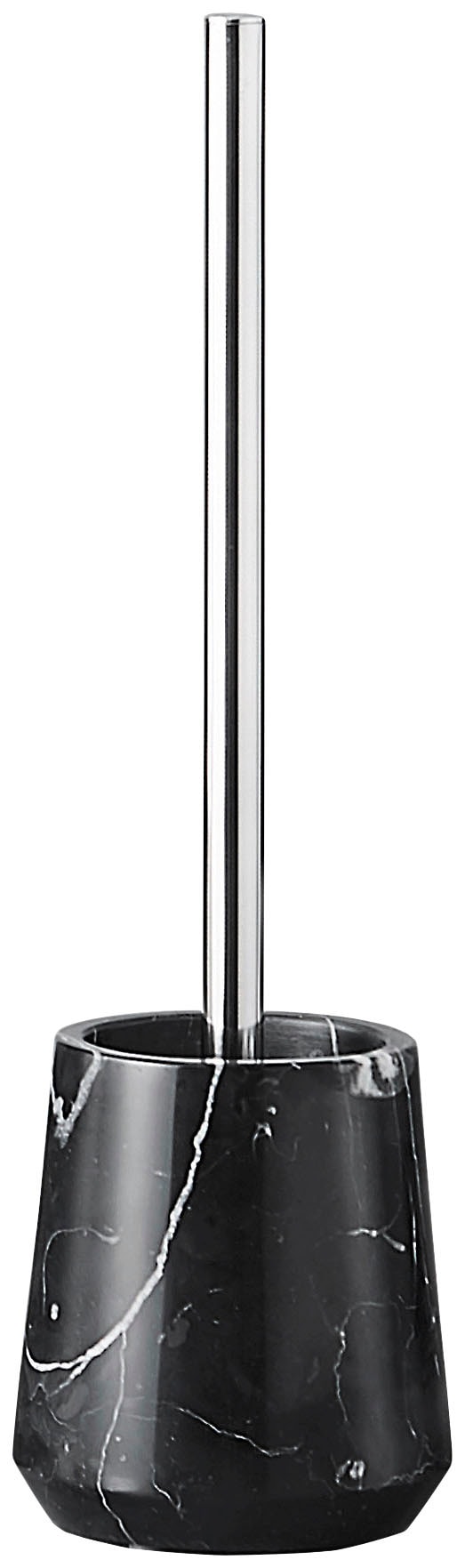 Kleine Wolke WC-Garnitur »Carrara« 2 Stk. aus Marmor in schwarz