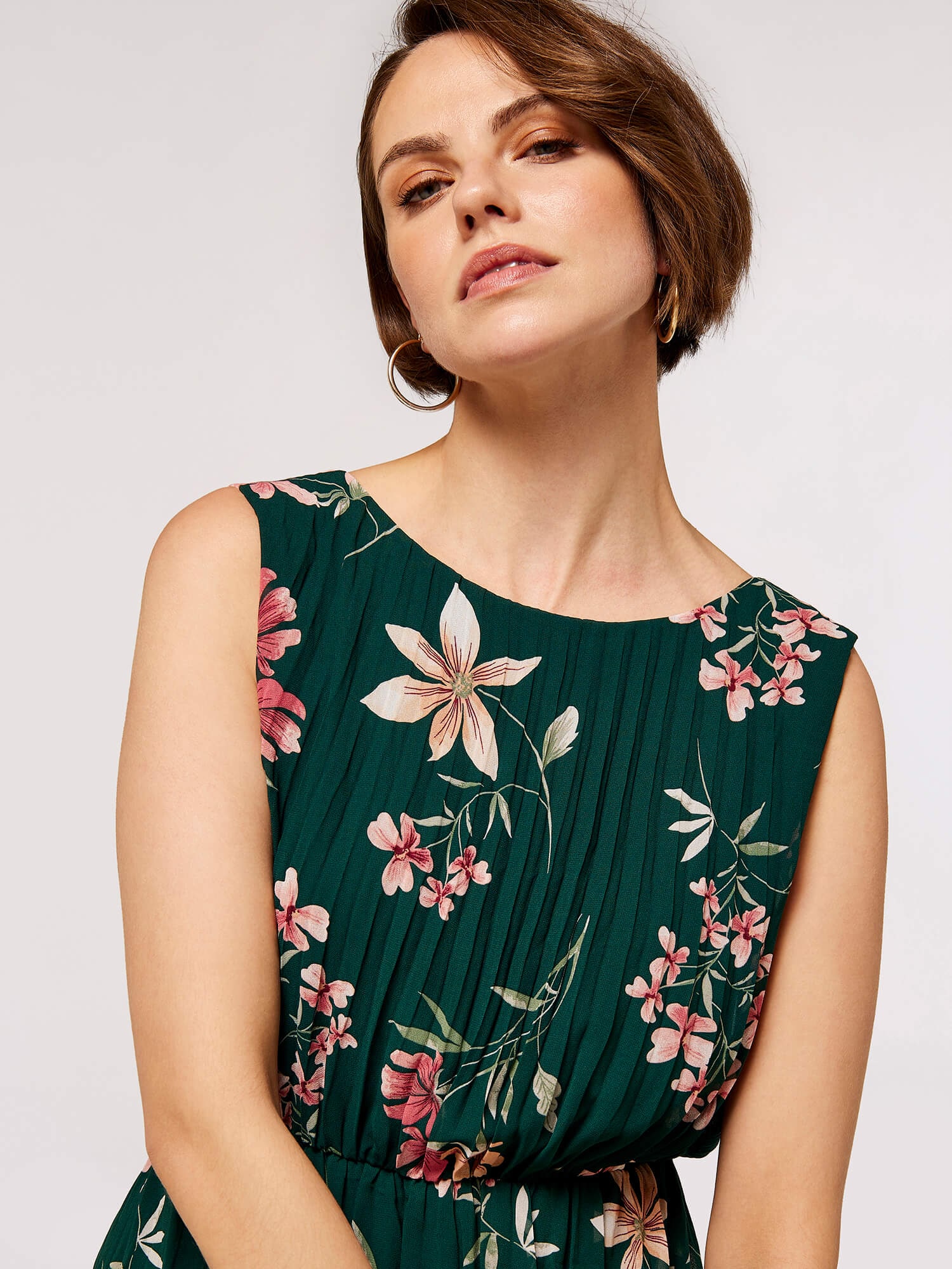 Apricot Druckkleid »Midikleid« beidseitig tragbar