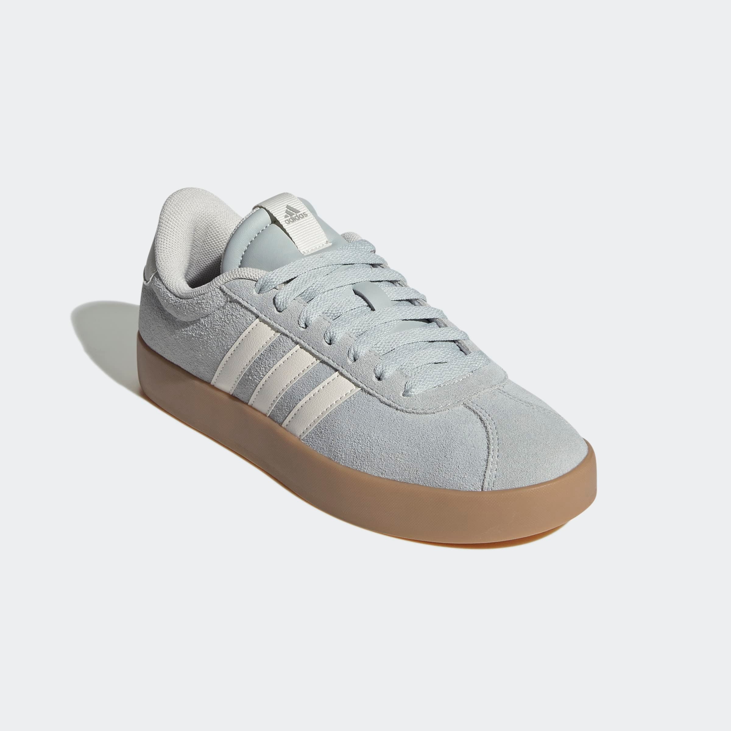 Adidas Sportswear Damen Sneaker »VL COURT 3.0« inspiriert vom Design des adidas samba in grau, Größe 40