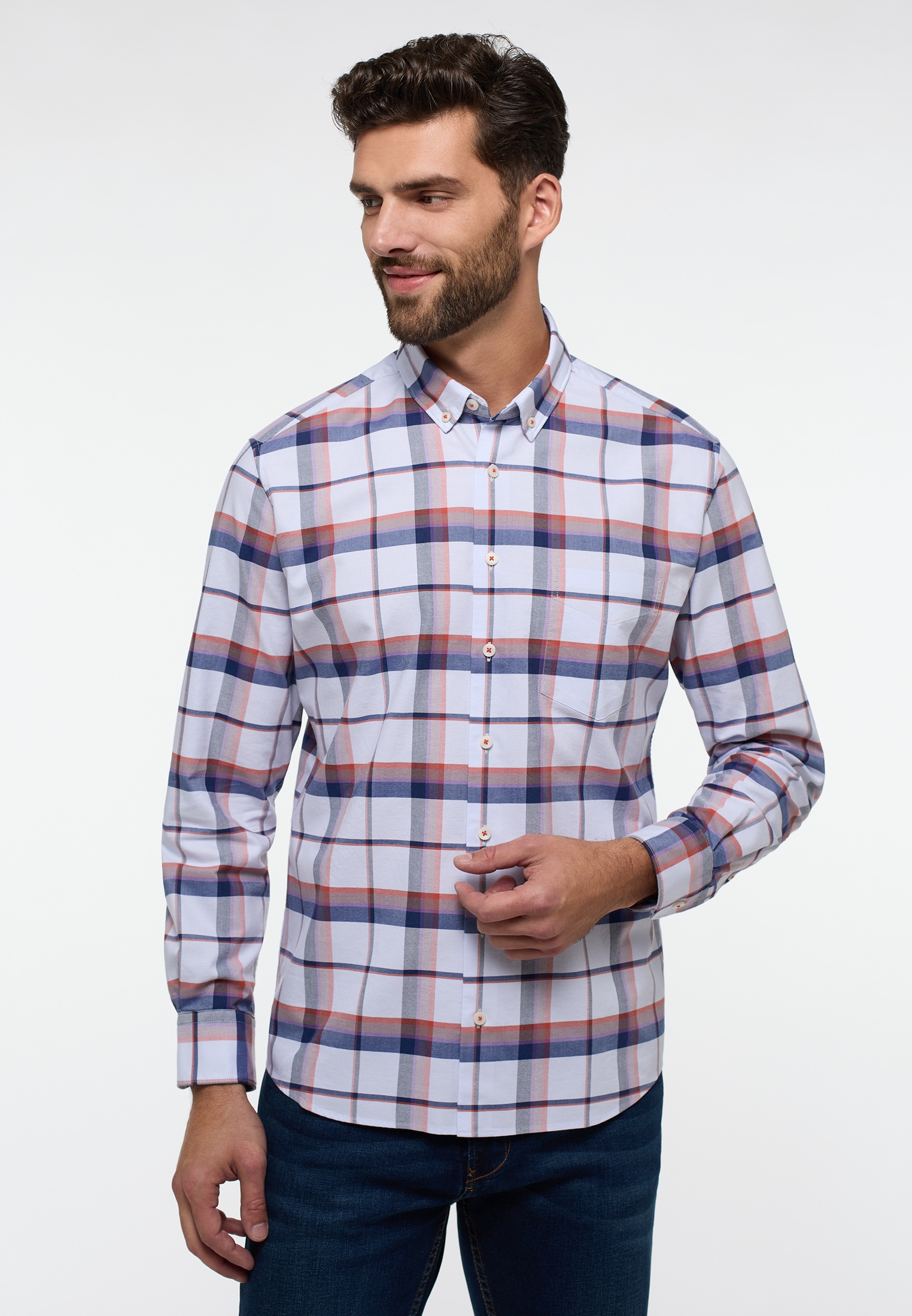 Eterna Langarmhemd »MODERN FIT«