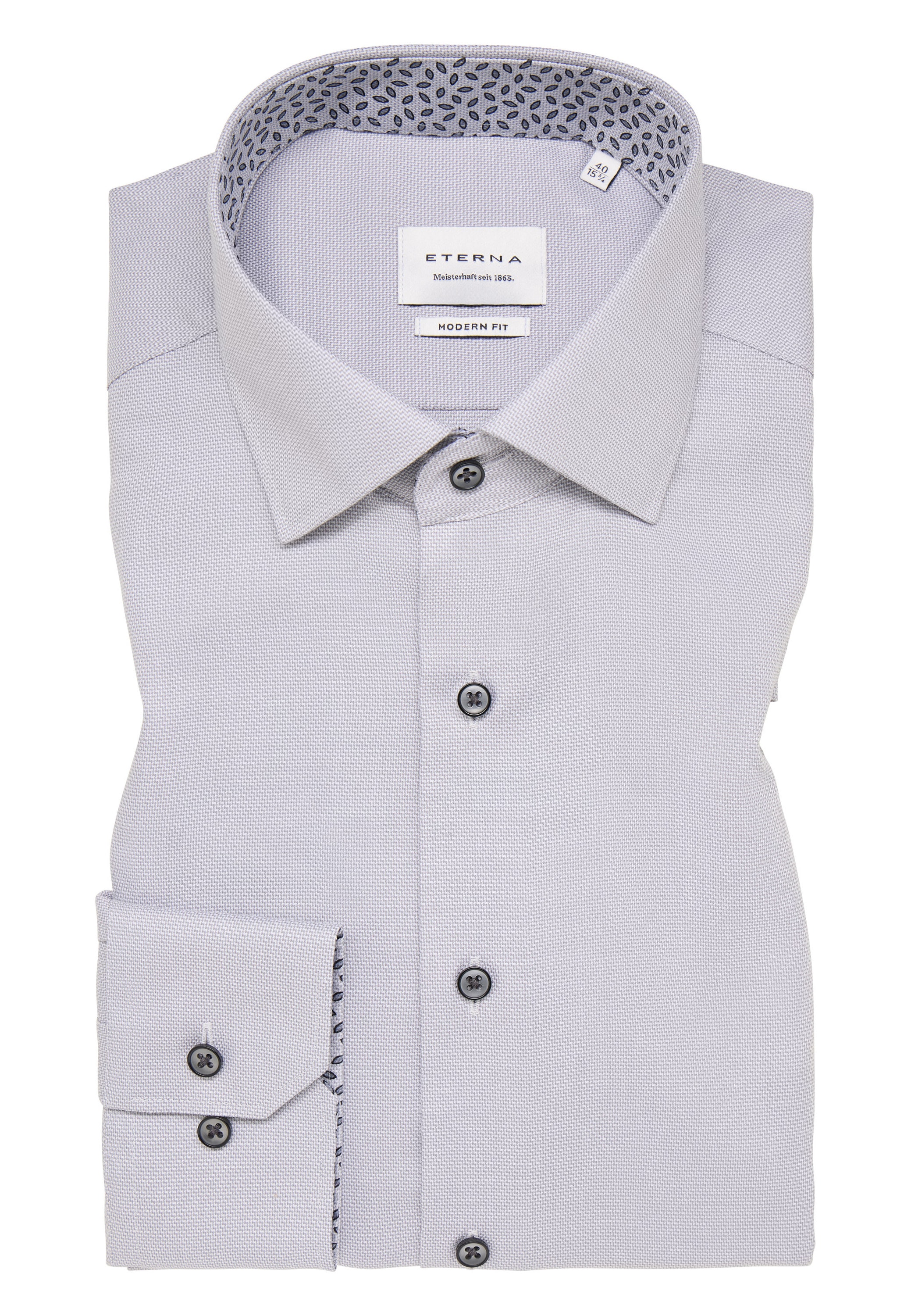 Eterna Langarmhemd »MODERN FIT«, NON IRON (bügelfrei)