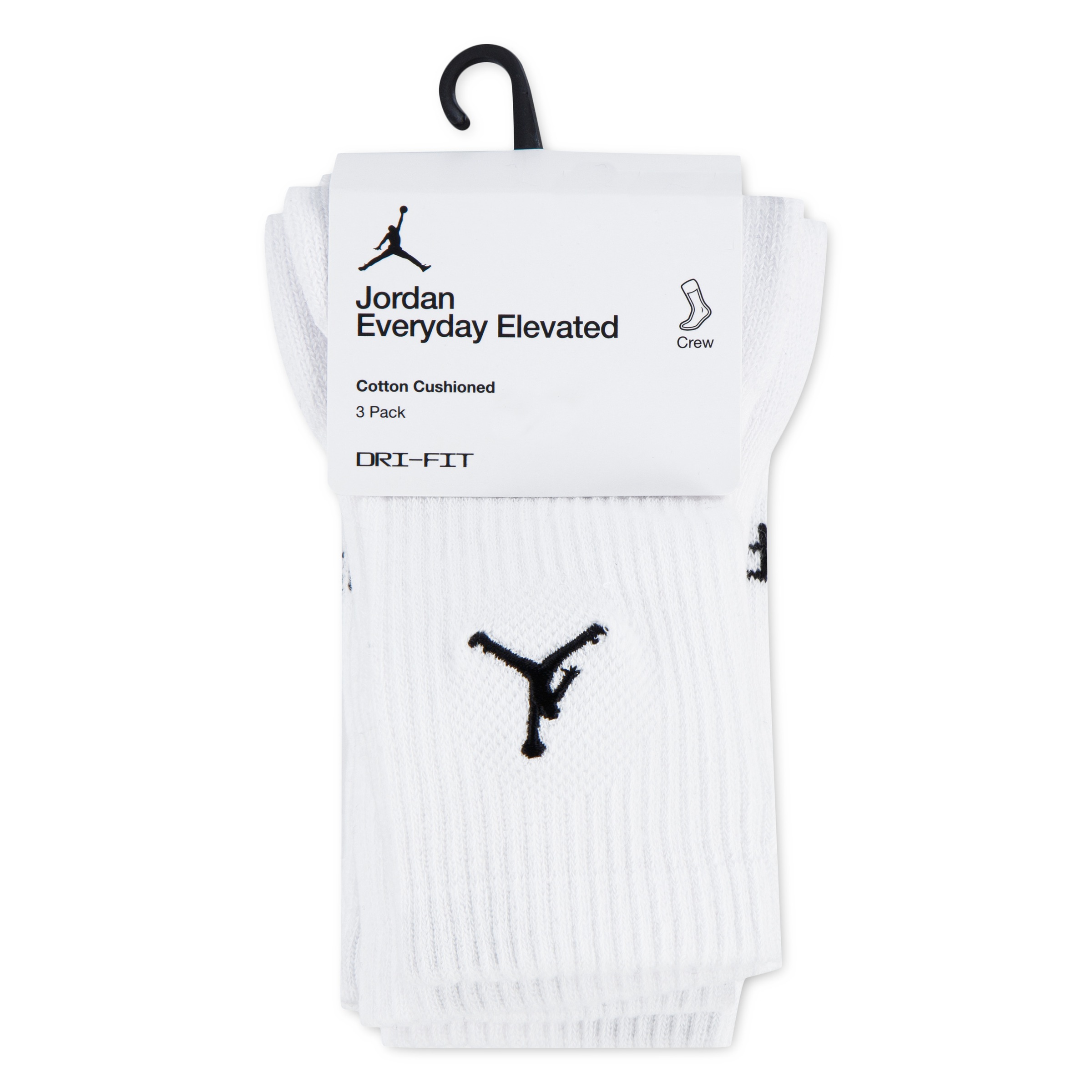 Jordan Socken »JHN JD ED ELVD 3PK CREW« 3 Paar tlg. für Kinder, sportlicher Stil, unifarbenes Design, im 3er-Pack