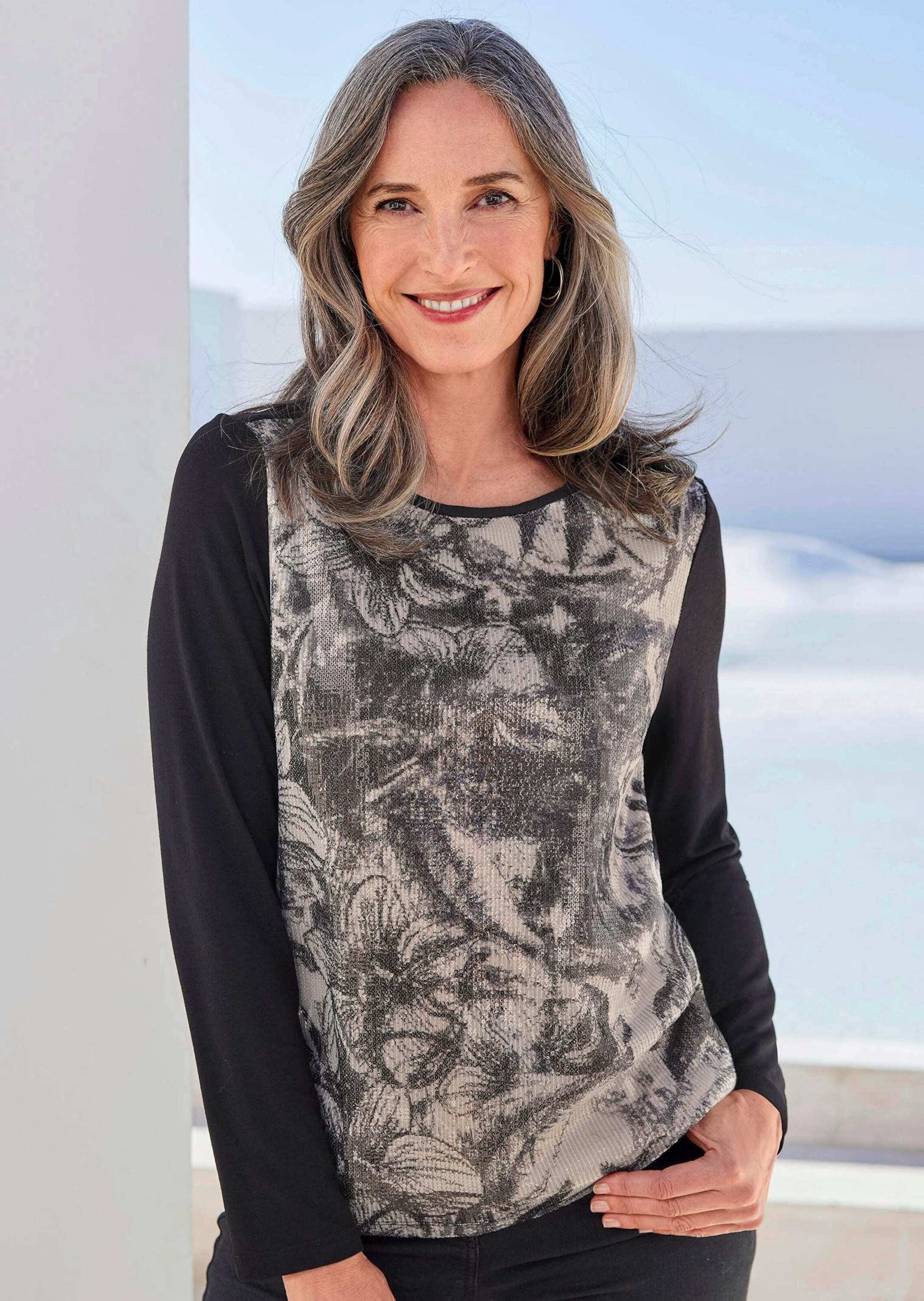 GOLDNER Kurzarmshirt »Shirt«