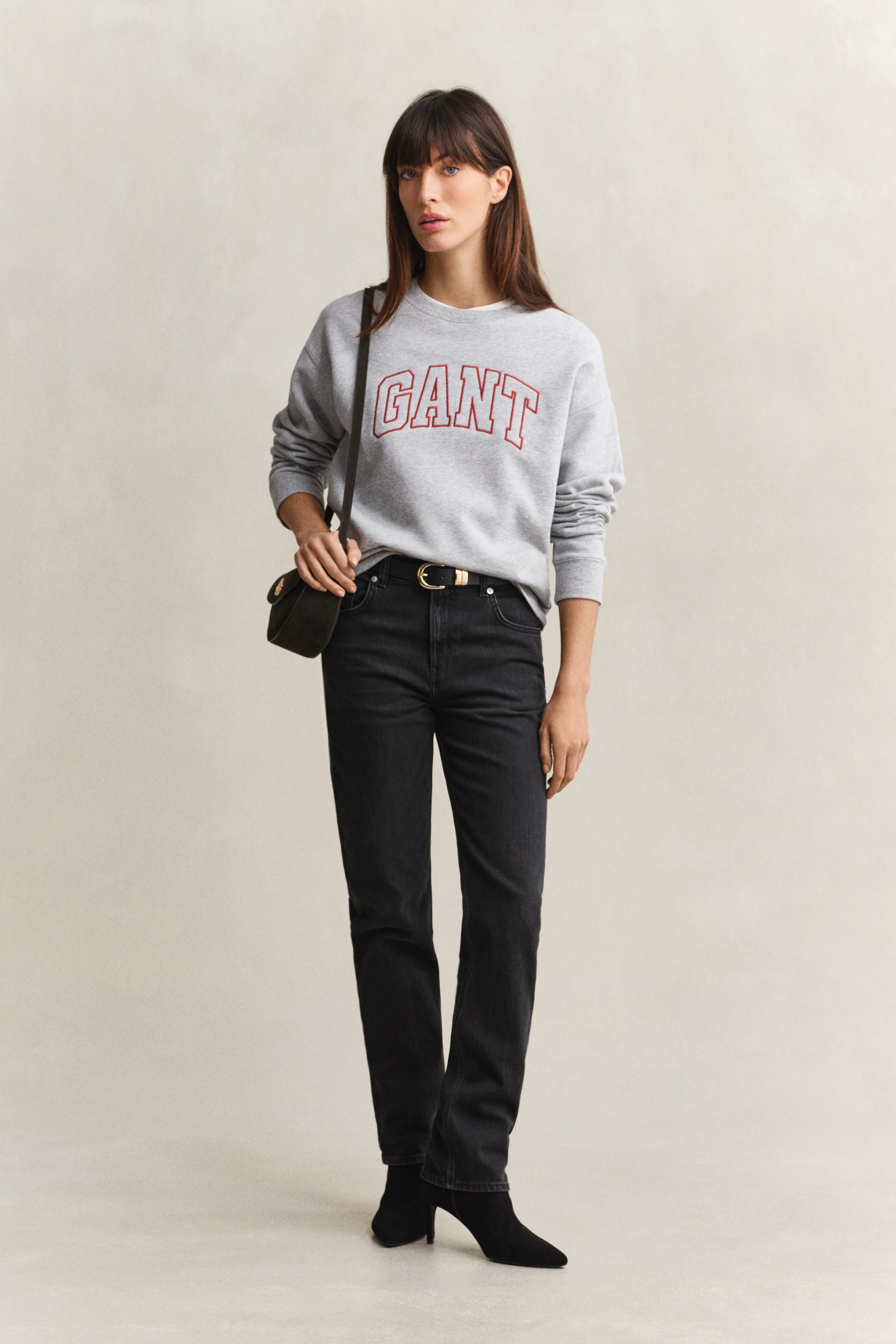 Gant Sweatshirt »GRAPHIC C-NECK SWEAT«, Relaxed fit mit Rundhalsausschnitt
