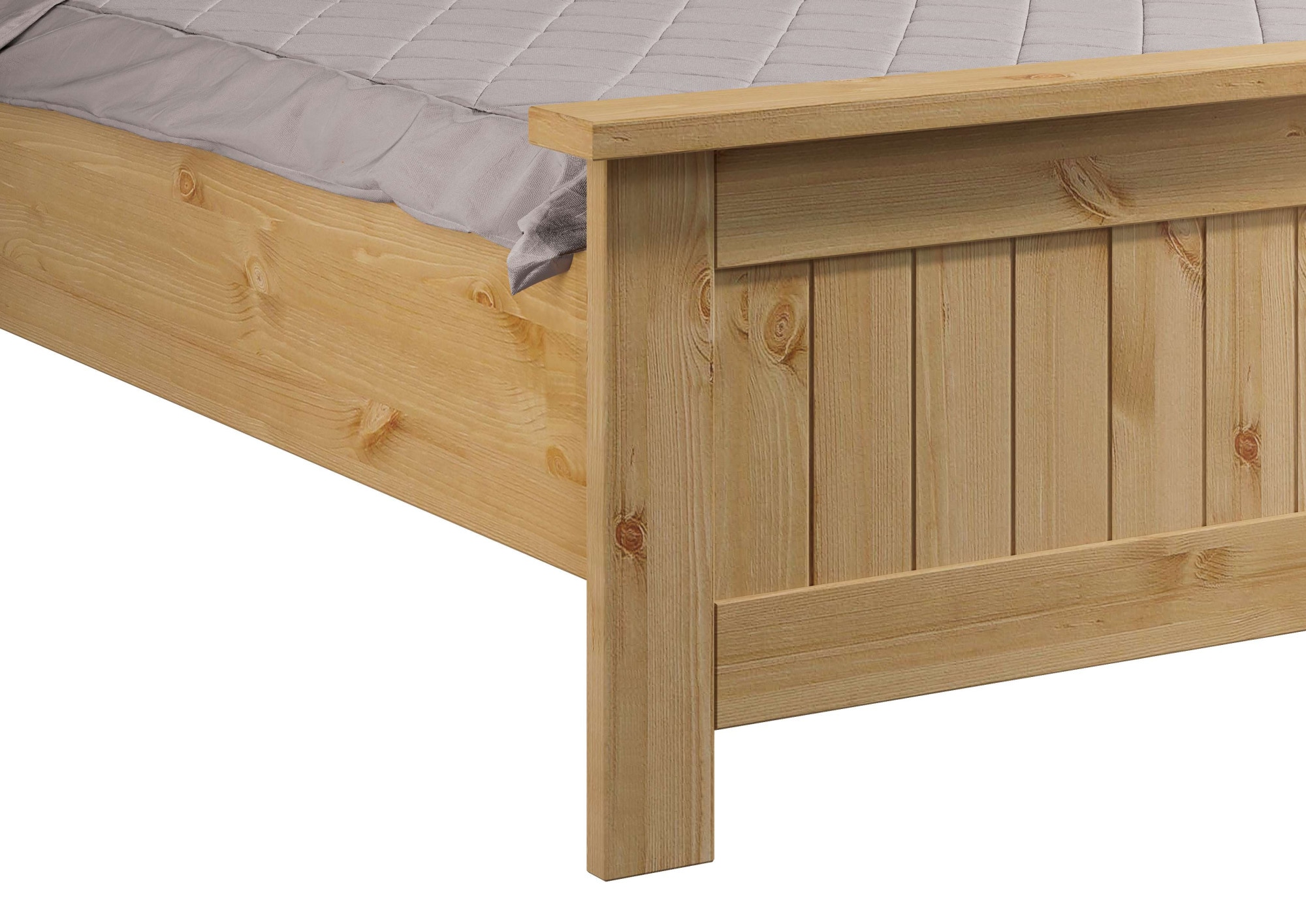 Home affaire Massivholzbett »Juventus, Bett, Massivholzbett, Holzbett, Bettrahmen«, (Breite/Belastbarkeit 140cm/180 KG), Breite 90 cm, aus massiver Kiefer, FSC®-zertifiziert