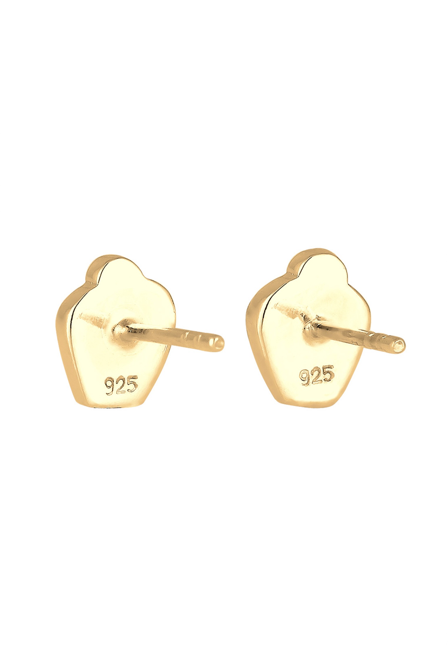 Elli Paar Ohrstecker »Ohrringe Kinder Cupcake Kristalle 925 Silber«