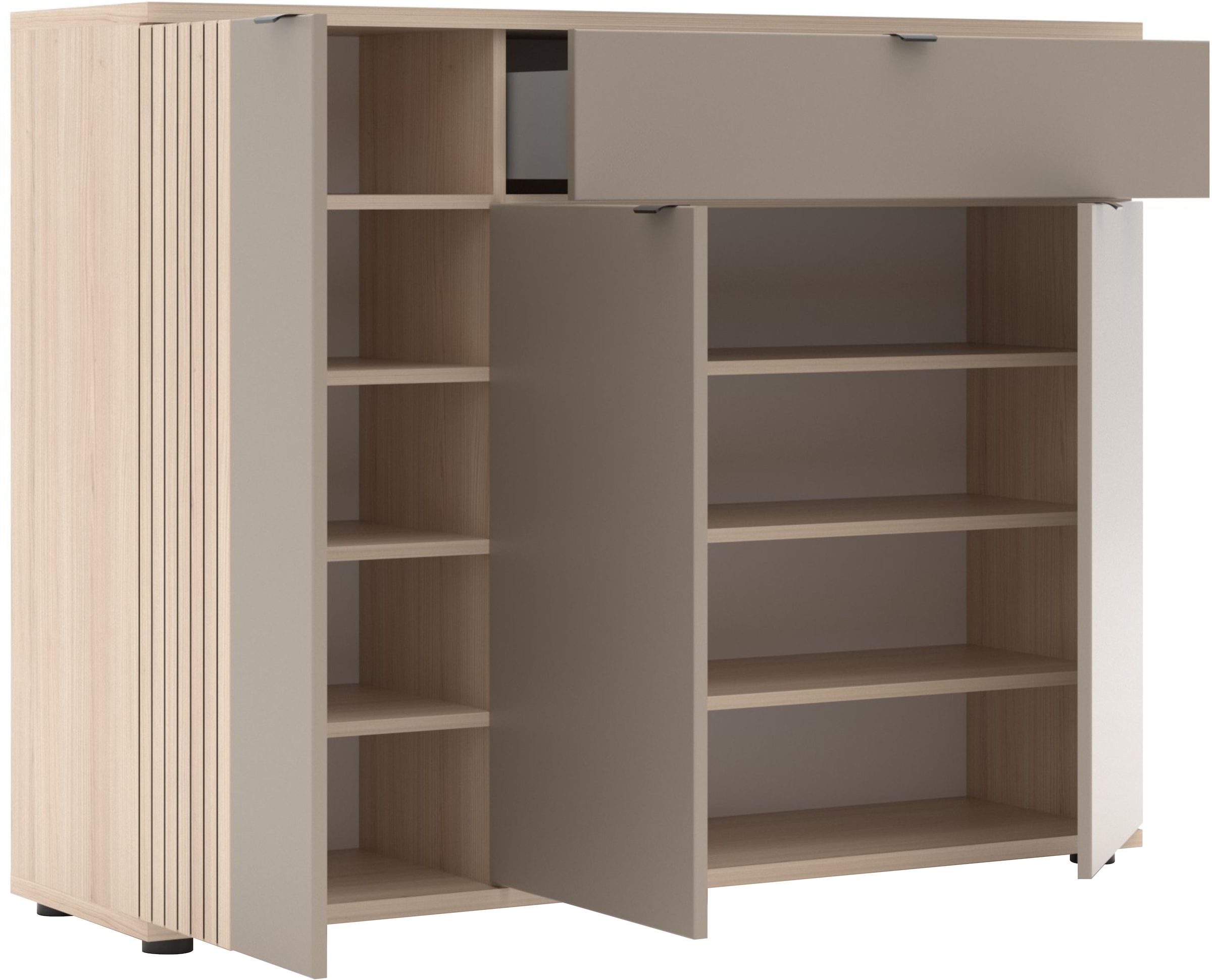 Innostyle Schuhschrank »PISA Schuhschrank« 1 Stk. tlg. Soft Close, AB- Kante, 1 Schublade, 8 Fächer