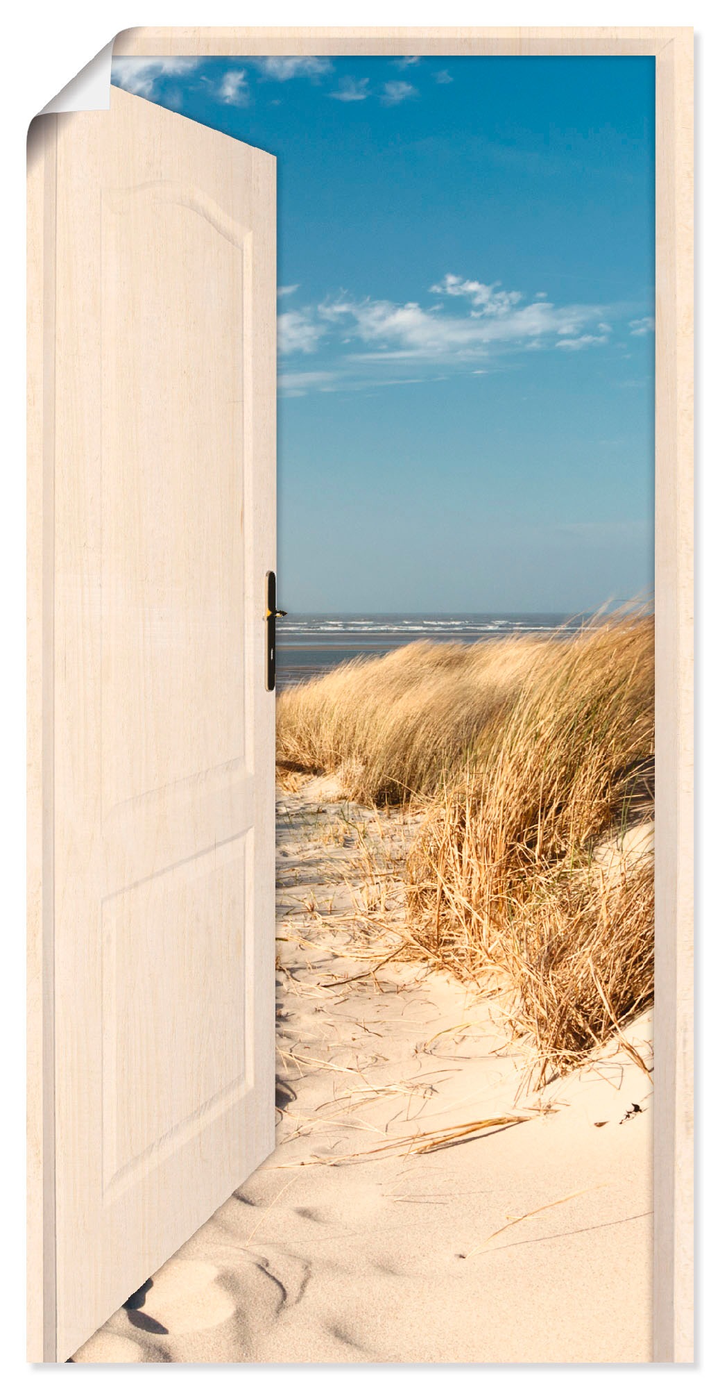 Artland Wandbild »Nordseestrand auf Langeoog«, Strand, (1 St.), in vielen Größen & Produktarten - Alubild / Outdoorbild für den Außenbereich, Leinwandbild, Poster, Wandaufkleber / Wandtattoo auch für Badezimmer geeignet