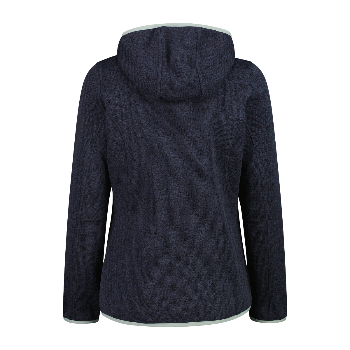 CMP Strickfleecejacke »KNITTED MELANGE HOODY WOMAN HOODY«, (1 St.), mit Kapuze, Wärmend und atmungsaktiv